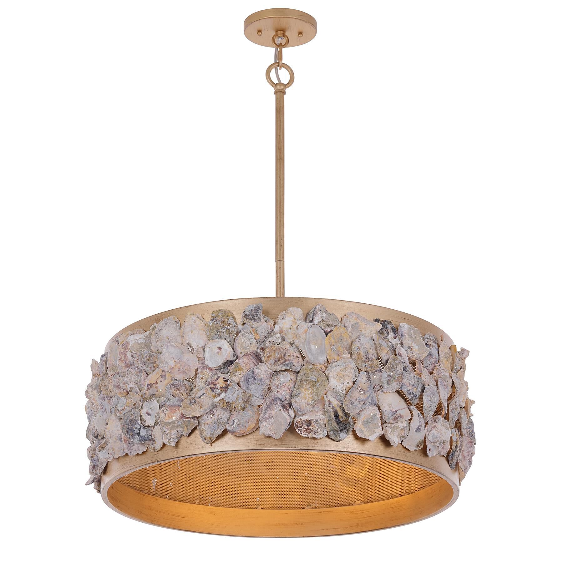 Shown in Chandon finish and Oyster Shell accent