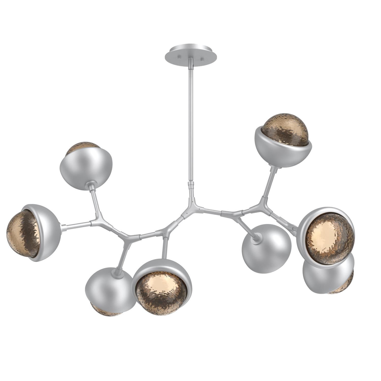 Levi Wilson Cabochon 38 Inch Linear Suspension Light by Hammerton Studio