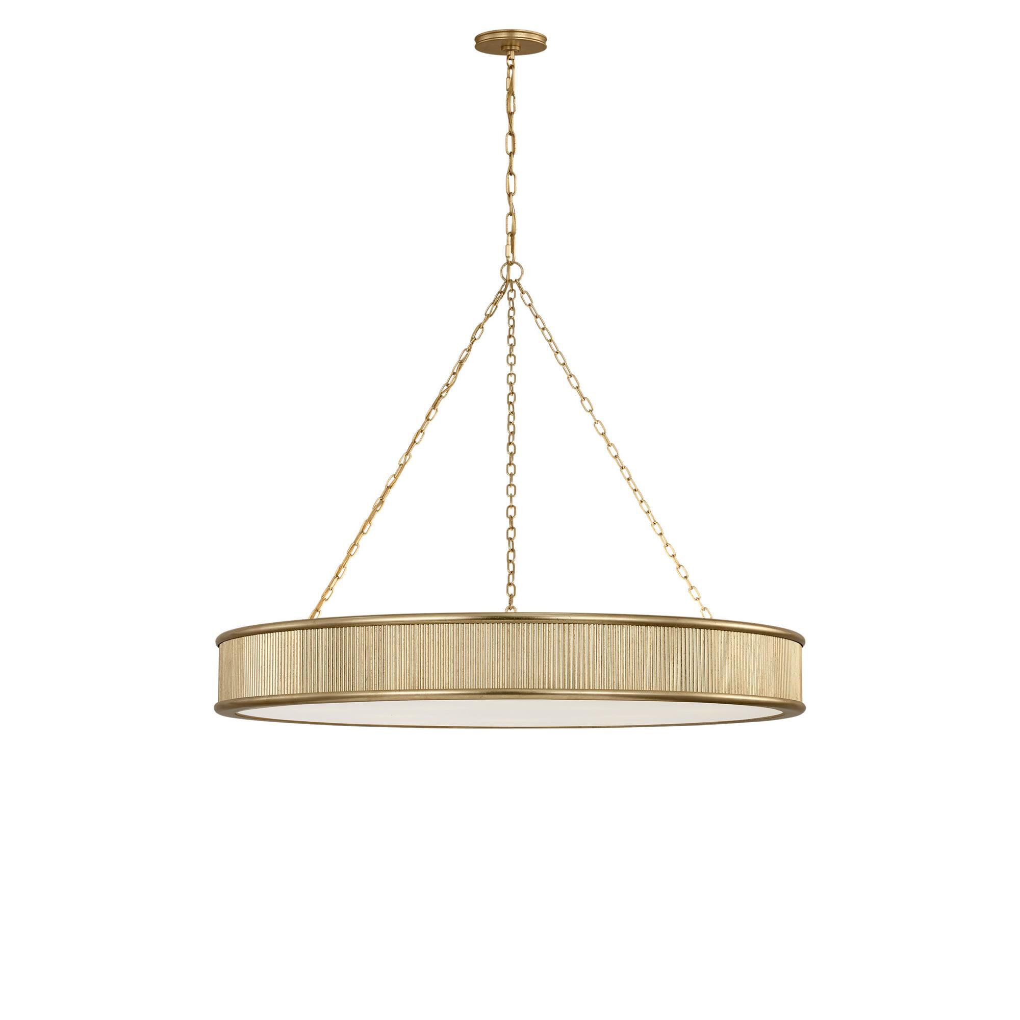 Shown in Gild finish and Silk Screen White Inside, Clear Outside shade
