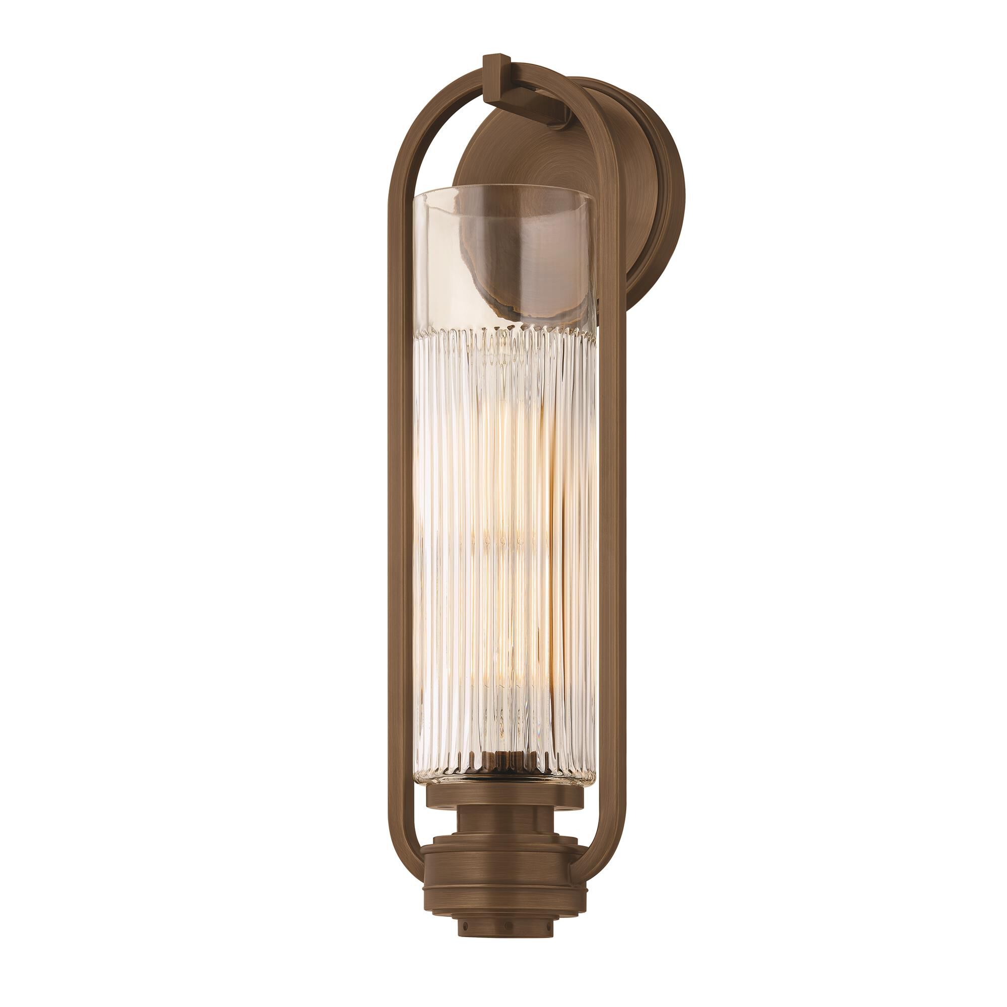 Shown in Historic Bronze finish and Clear Optic glass