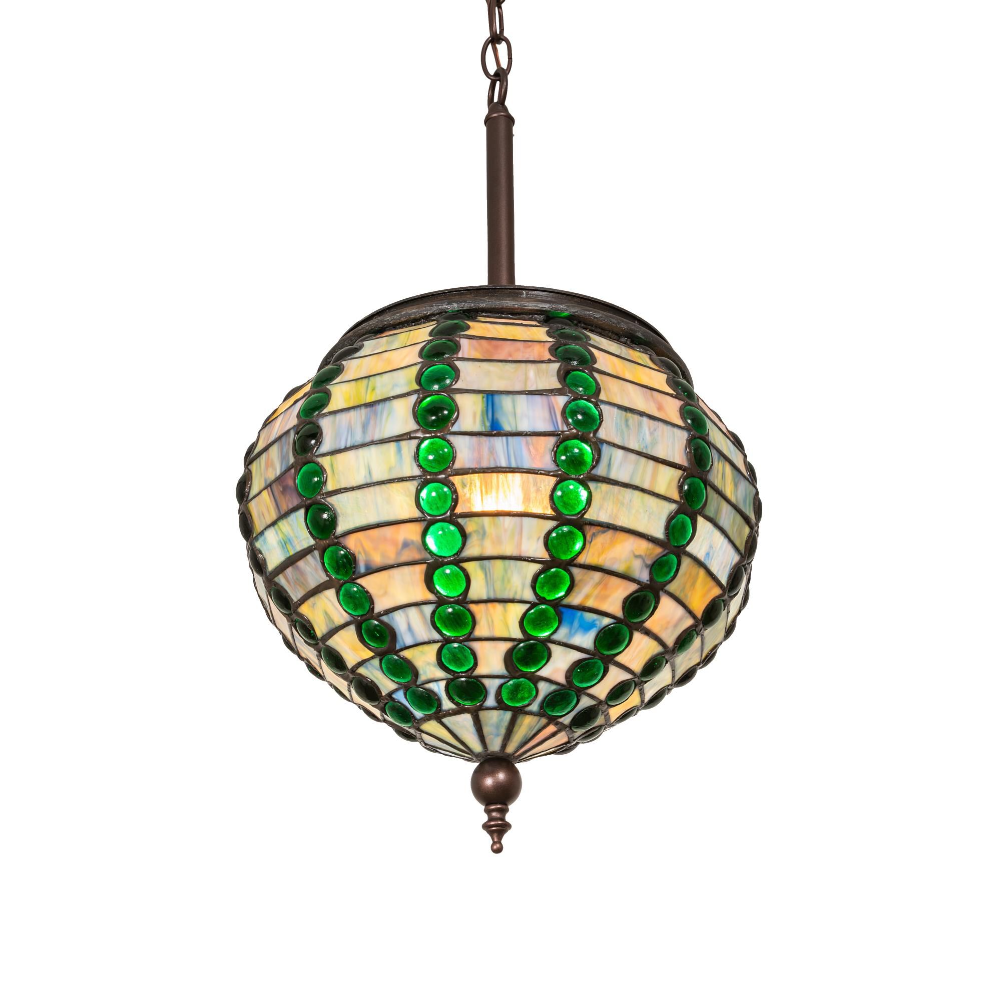 Meyda Lighting Jeweled Beehive 13 Inch Large Pendant