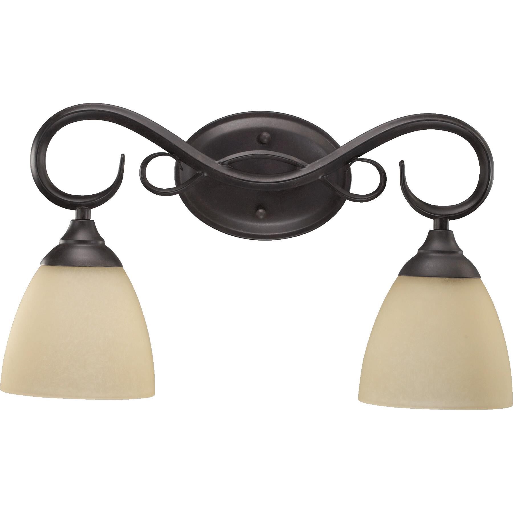 Shown in Toasted Sienna finish and Amber Scavo glass