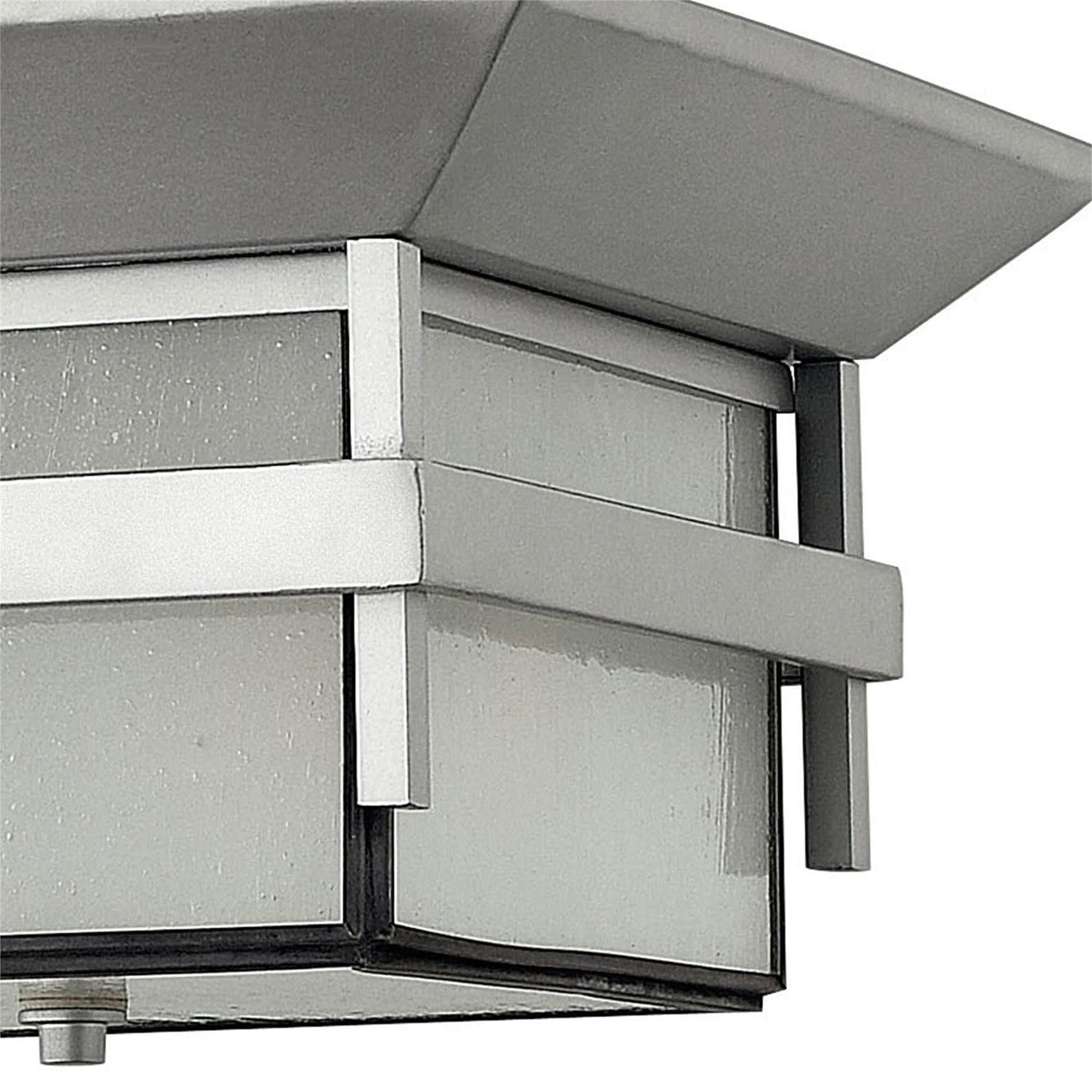 Shown in Titanium finish and Etched Seedy Bound glass