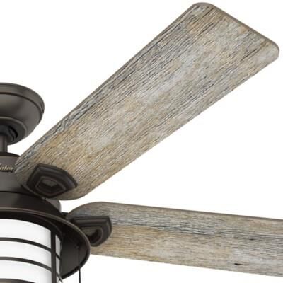 Key Biscayne 54 Inch Ceiling Fan with Light Kit by Hunter Fan