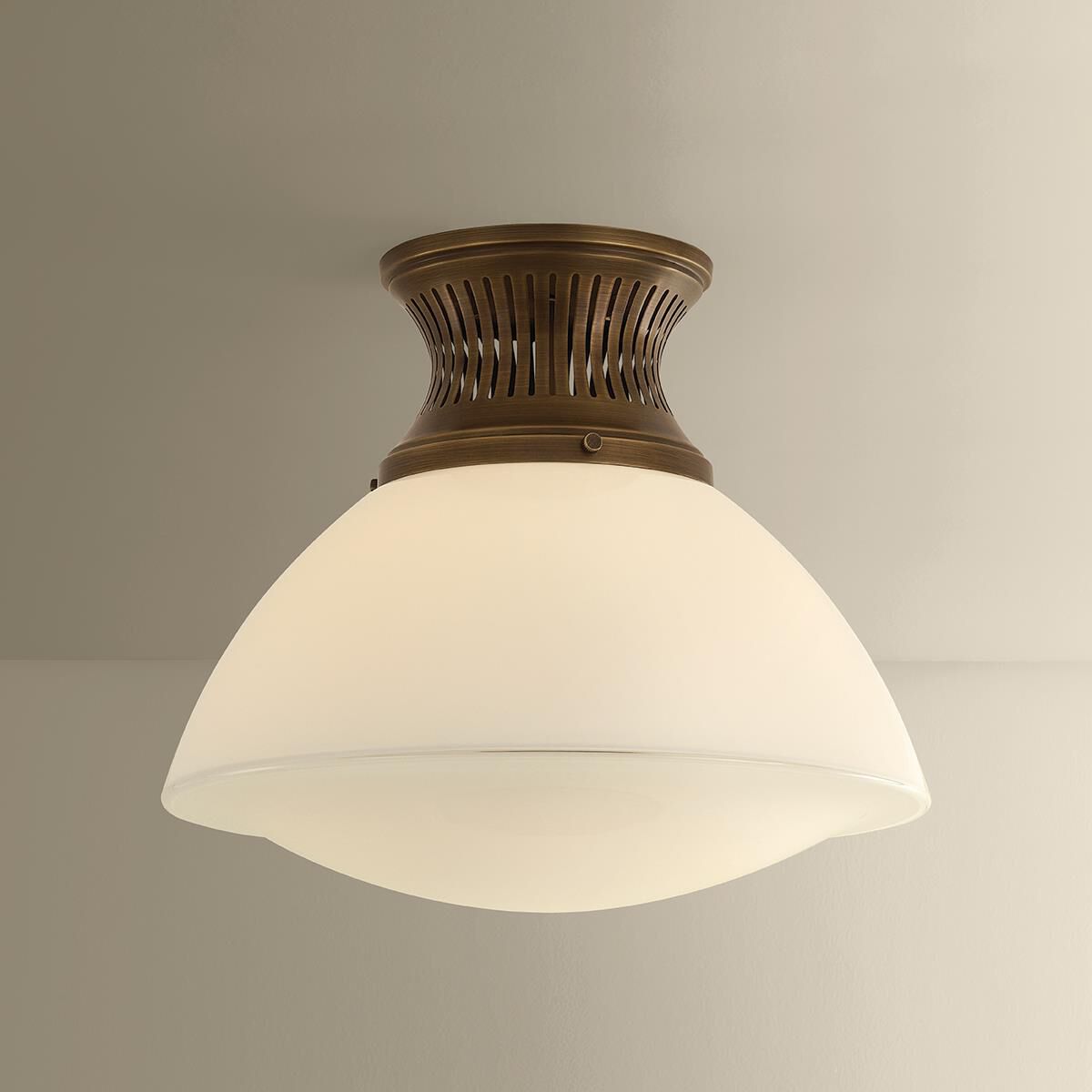 Shown in Historic Bronze finish and Opal Glossy glass