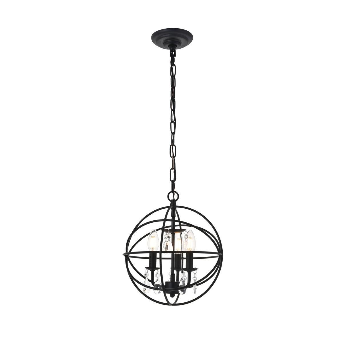 Wallace 12 Inch Mini Pendant by Elegant Lighting