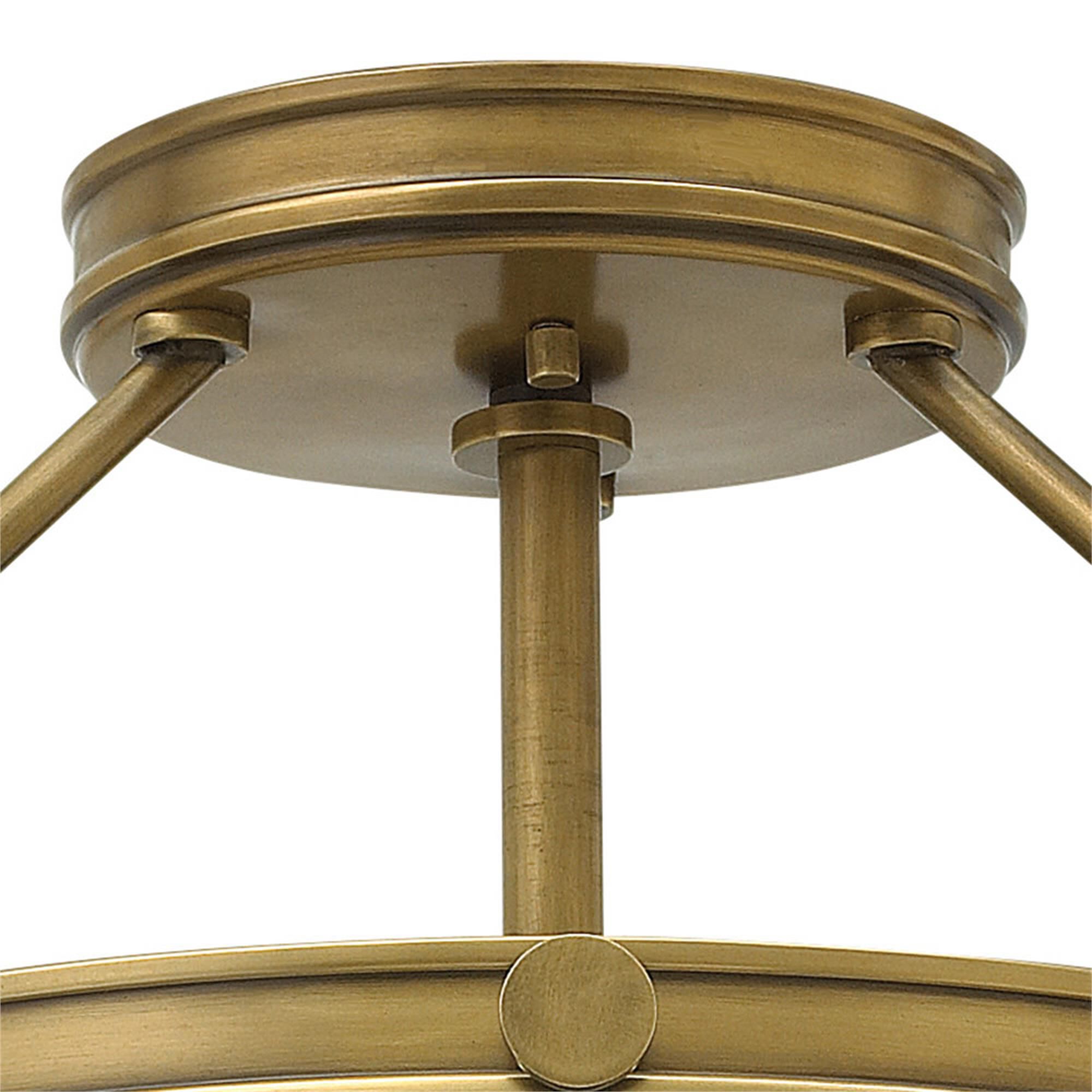 Collier 16 Inch Semi Flush Mount,