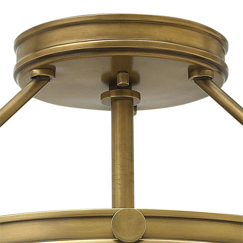 Collier 16 Inch Semi Flush Mount by Hinkley