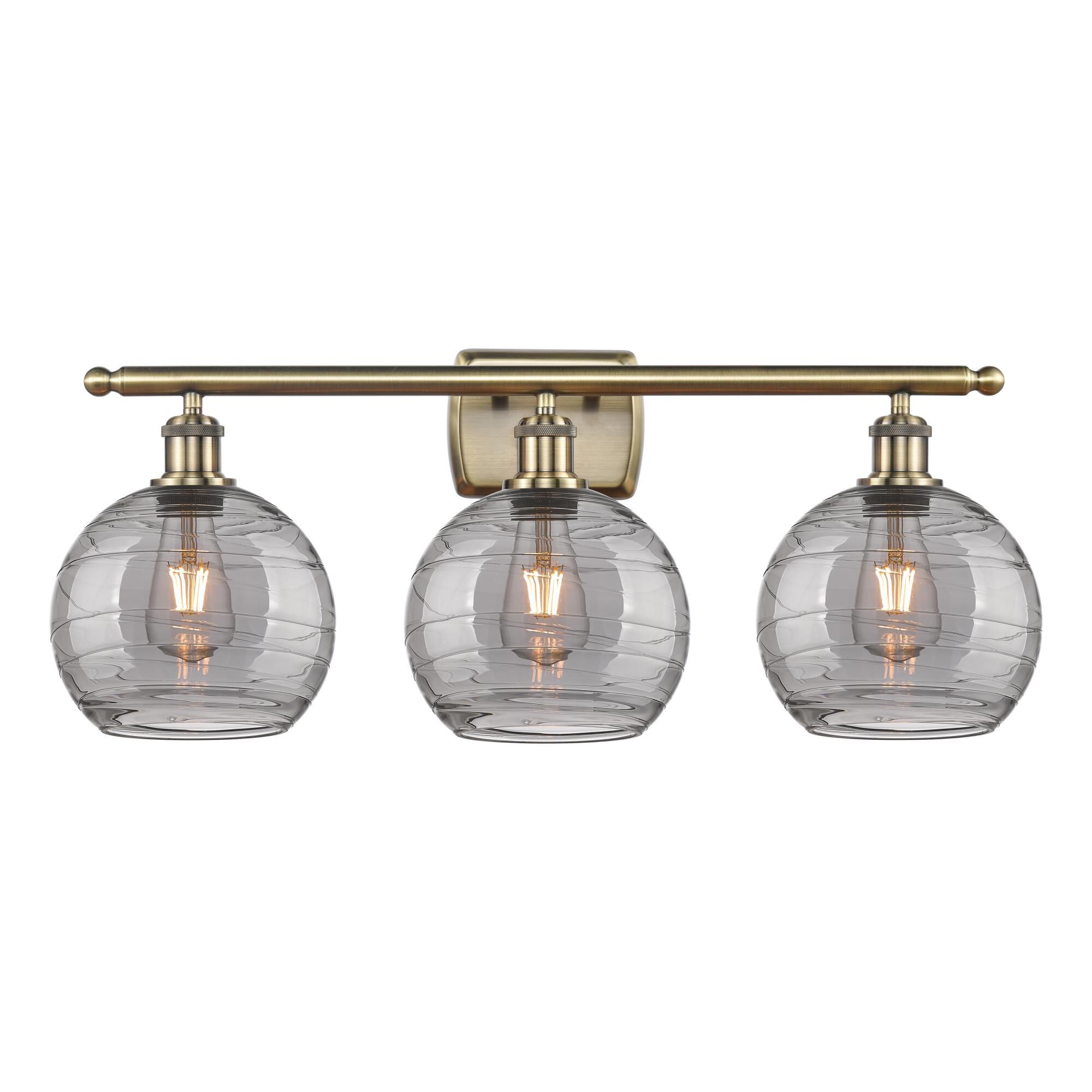 Bruno Marashlian Athens Deco Swirl 28 Inch Bath Vanity Light by Innovations Lighting