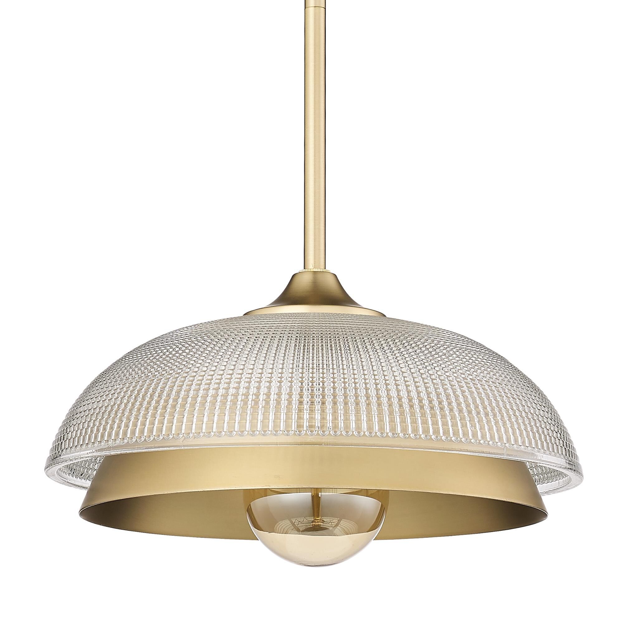Crawford 12 Inch Mini Pendant by Golden Lighting