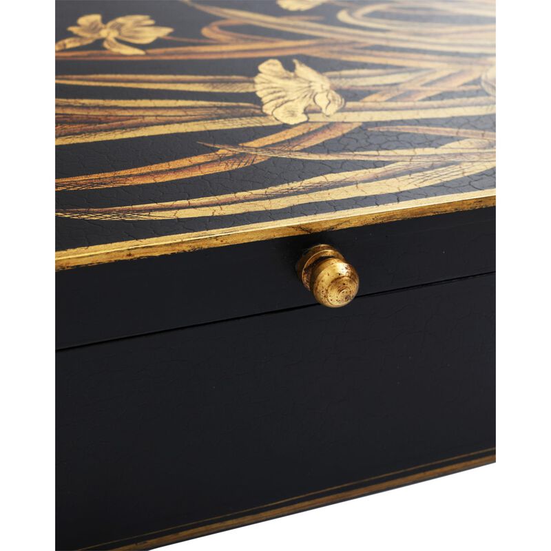 Glasshouse Tole Accent Box by Currey & Company
