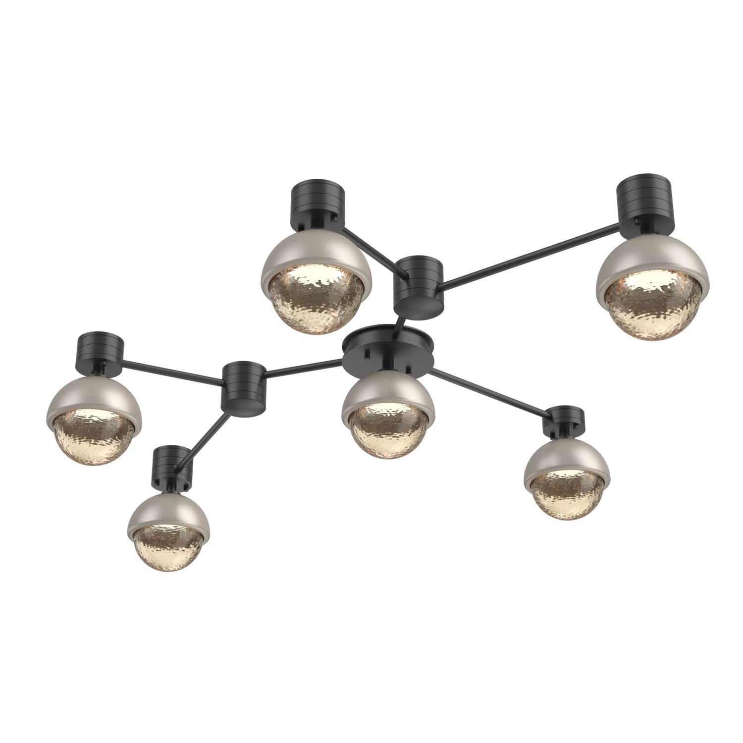 Levi Wilson Cabochon 41 Inch Flush Mount by Hammerton Studio