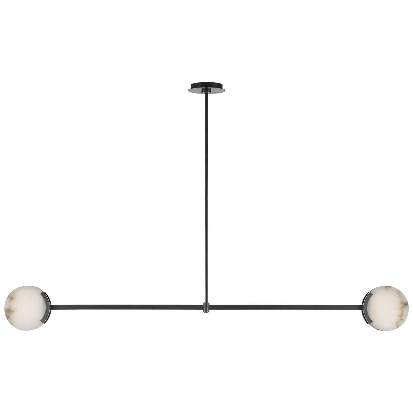 Kelly Wearstler Melange 63 Inch Linear Suspension Light by Visual Comfort Signature