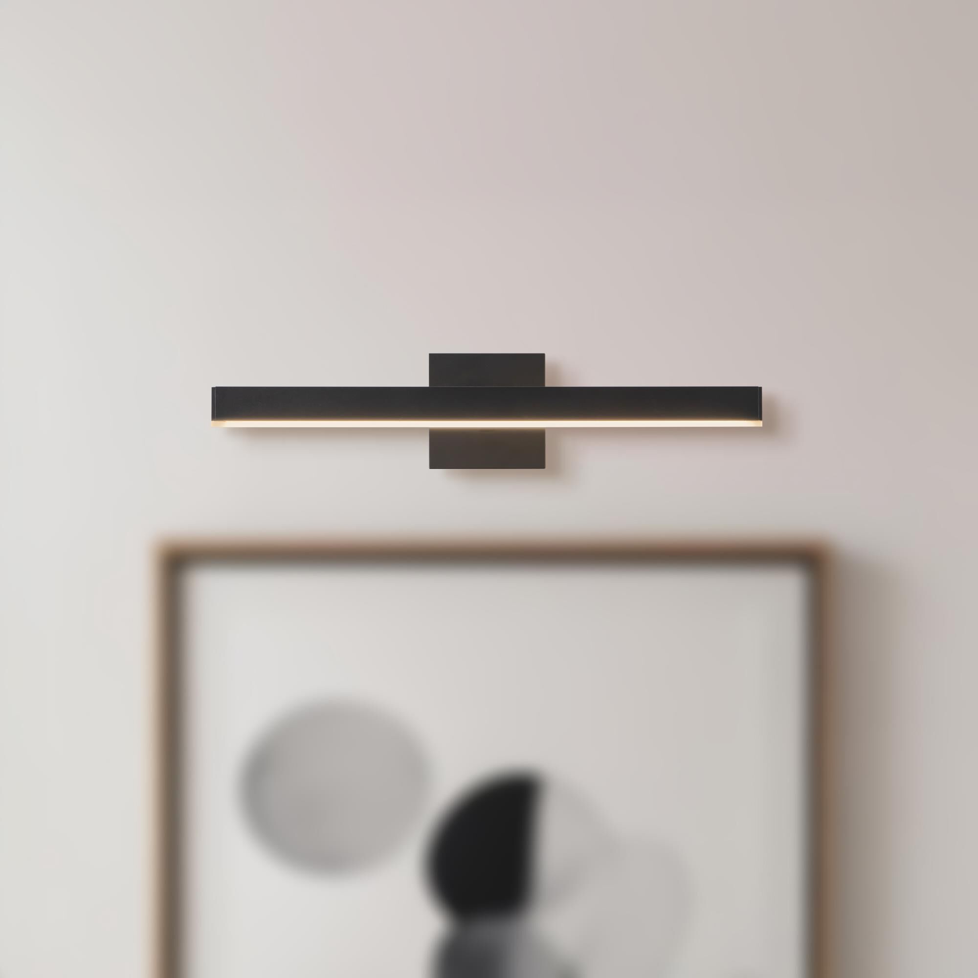 Shown in Black finish and White Acrylic Diffuser glass