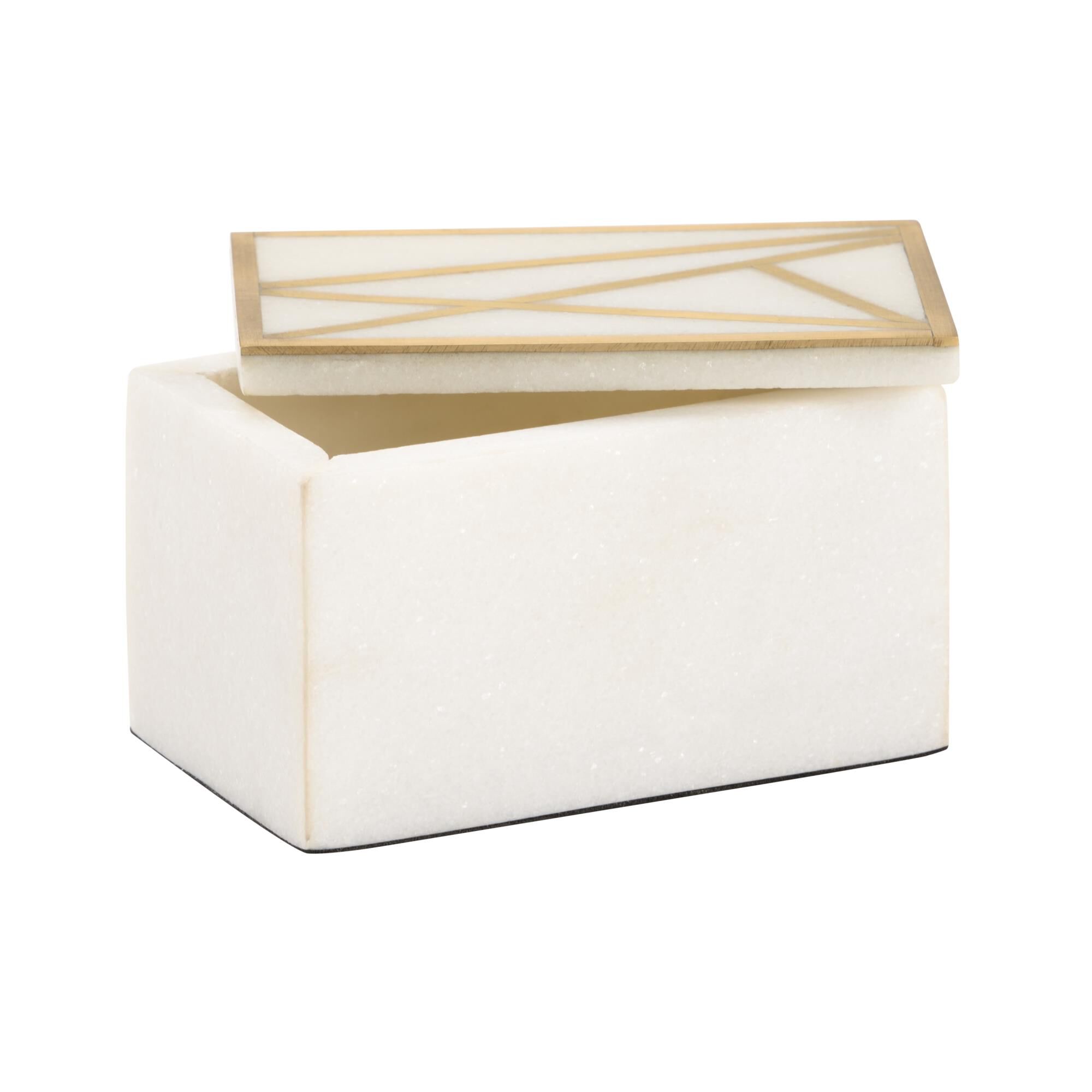 Genesis Marble Box (Sm) Accent Box by Wildwood