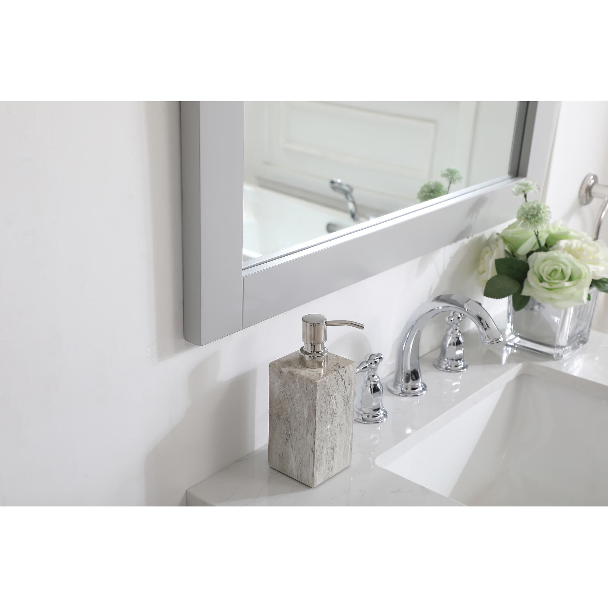 Shown in Grey finish