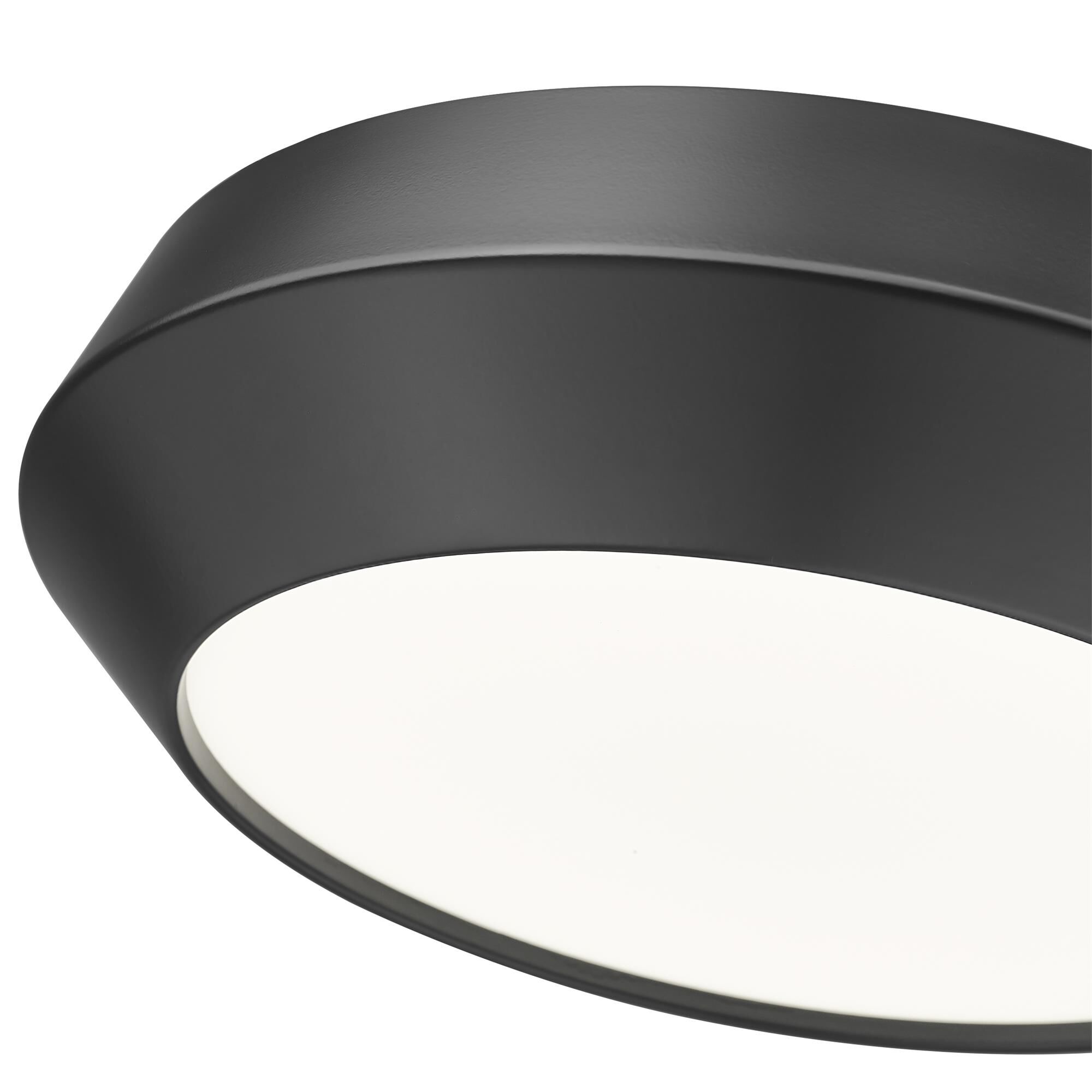 Shown in Matte Black finish and White glass