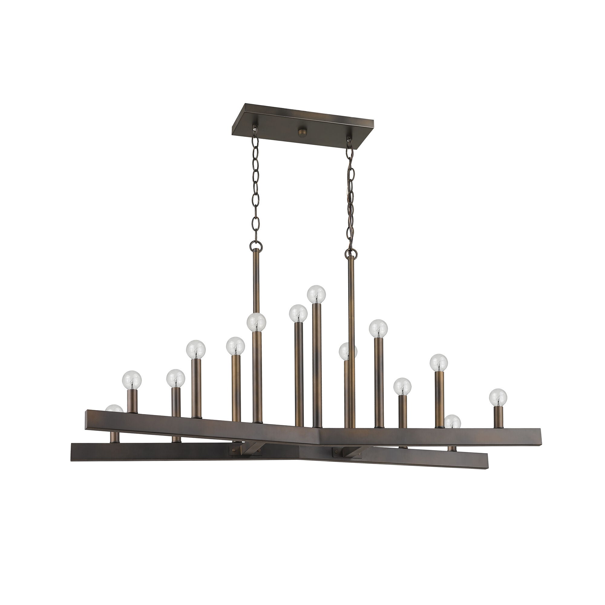 Shown in Oil-Rubbed Bronze finish and -- glass and -- shade