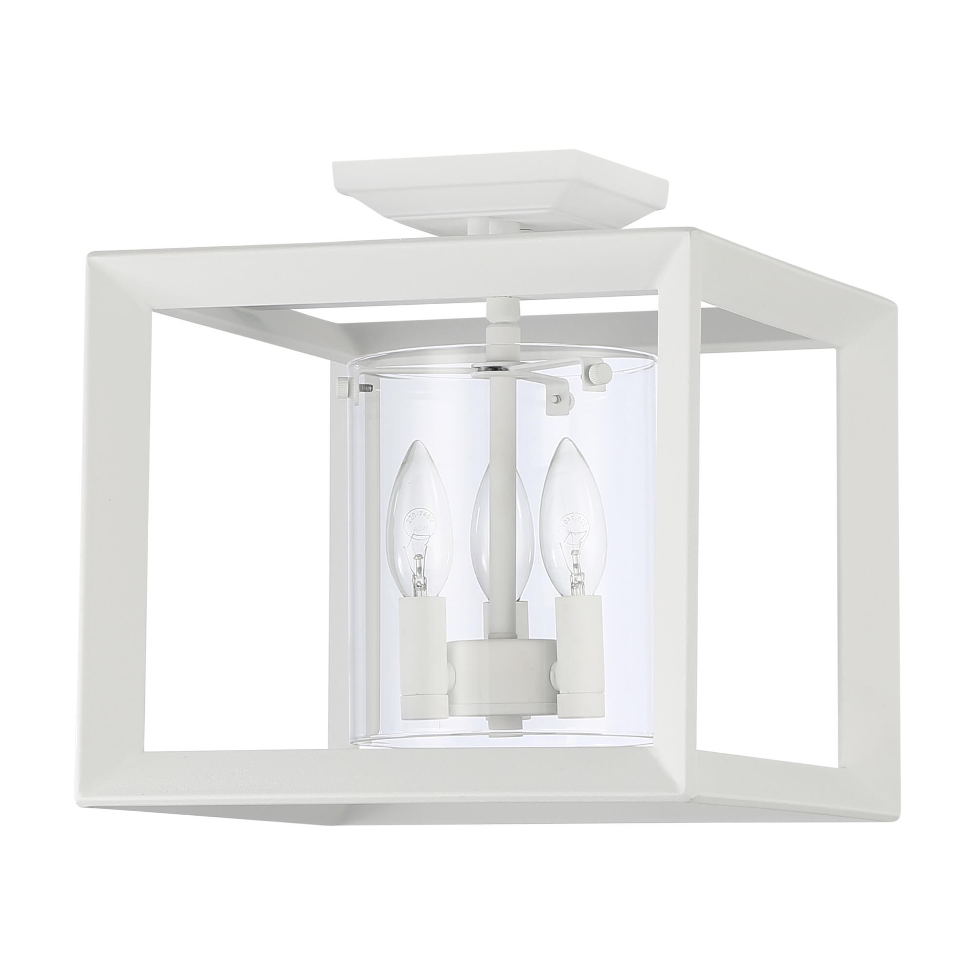 Smyth 12 Inch Semi Flush Mount by Golden Lighting