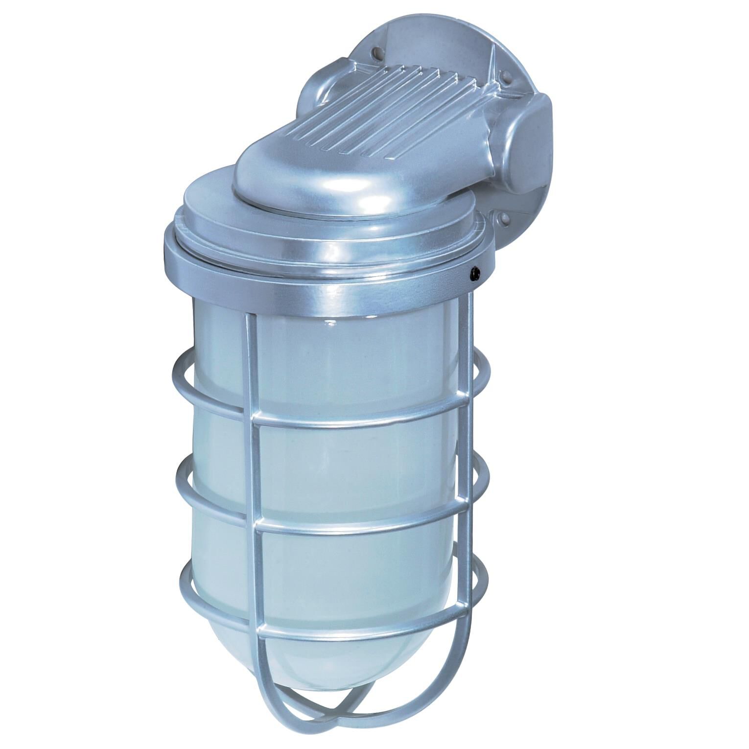 Shown in Metallic Silver finish and Frosted glass