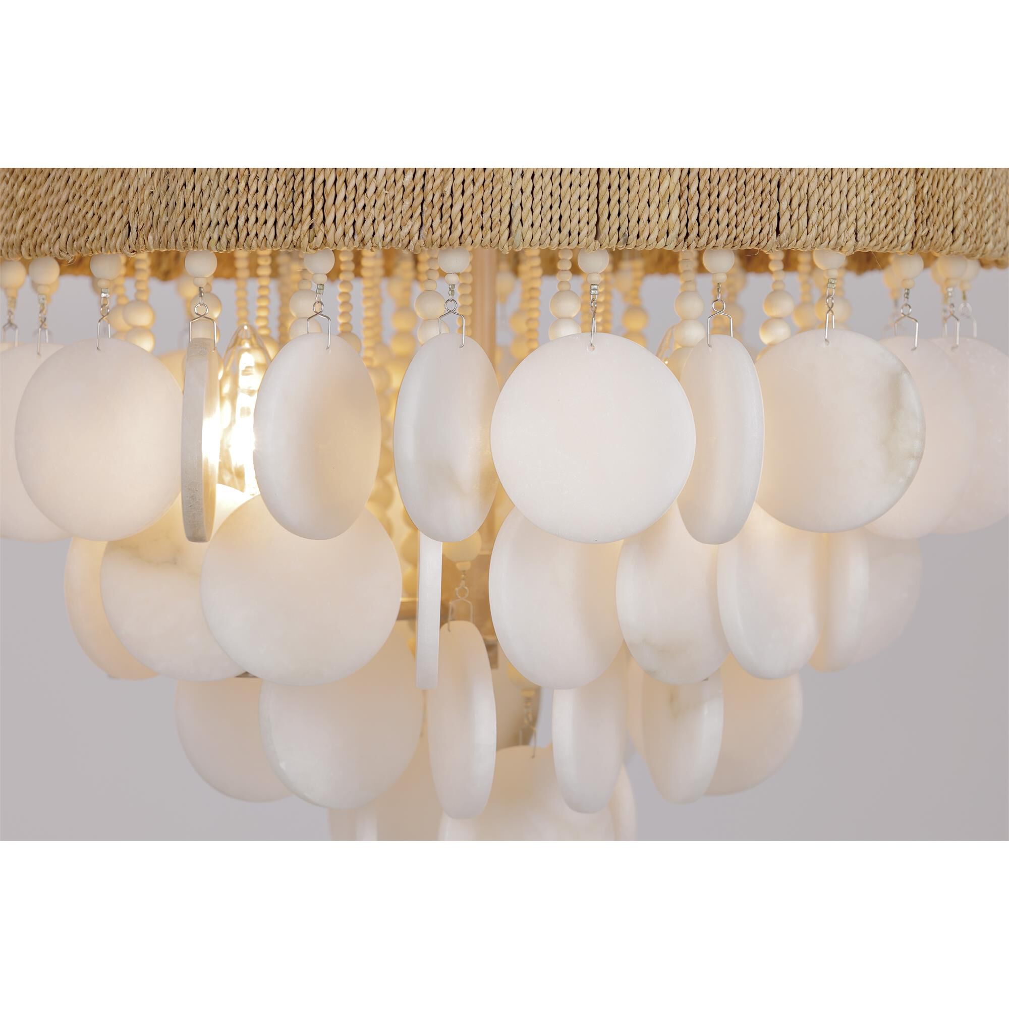 Aurelia's Cove 17 Inch 4 Light Semi Flush Mount,
