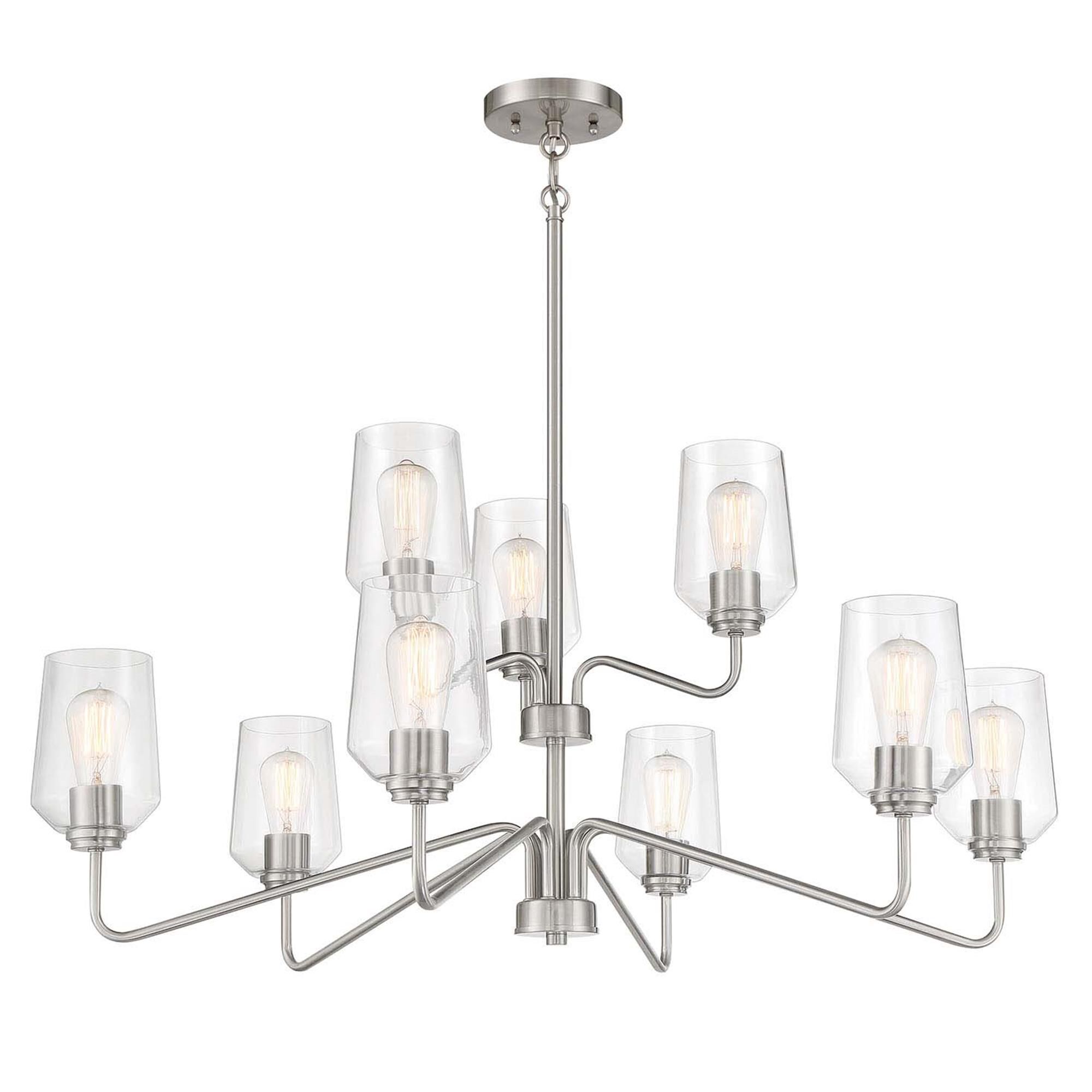 Shown in Brushed Polished Nickel finish