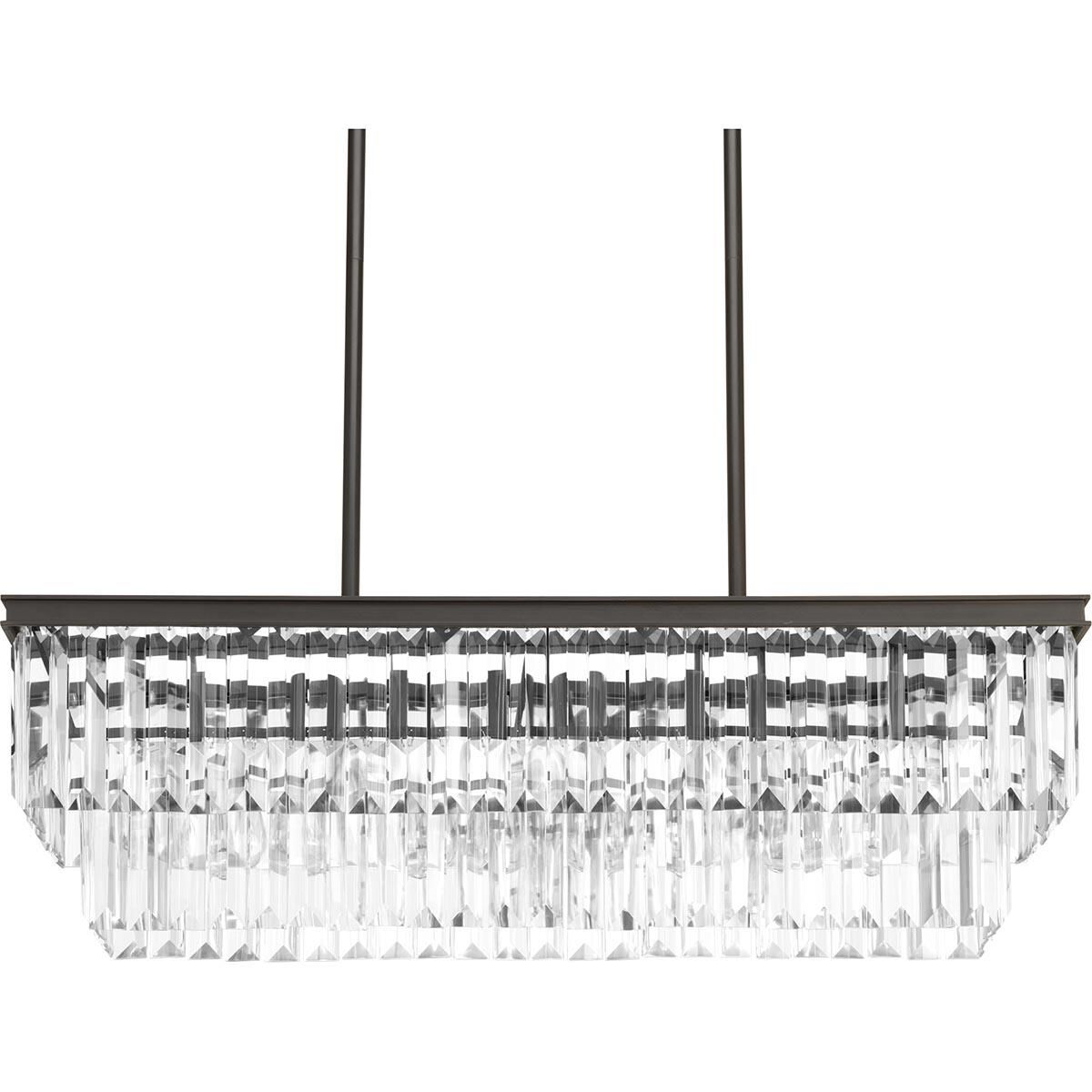 Glimmer 33 Inch 4 Light Linear Suspension Light by Progress Lighting