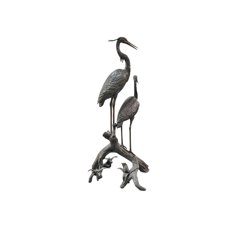 Herons on Branch Sculpture by Currey and Company