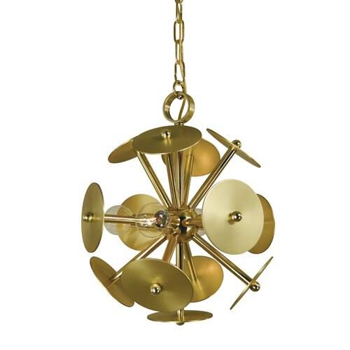 Shown in Polished Brass With Satin Brass Accents finish and Satin Brass accent