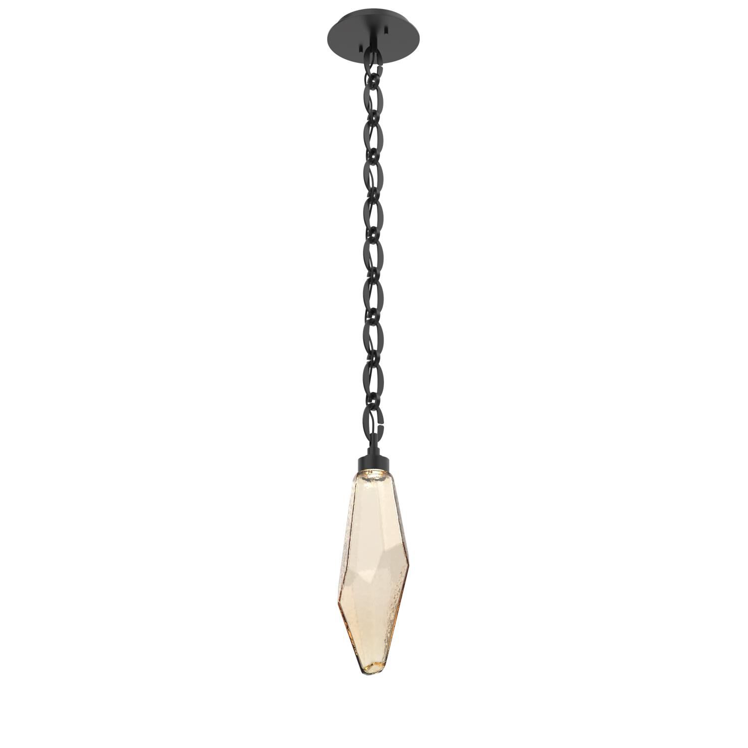 Levi Wilson Rock Crystal 6 Inch Mini Pendant by Hammerton Studio