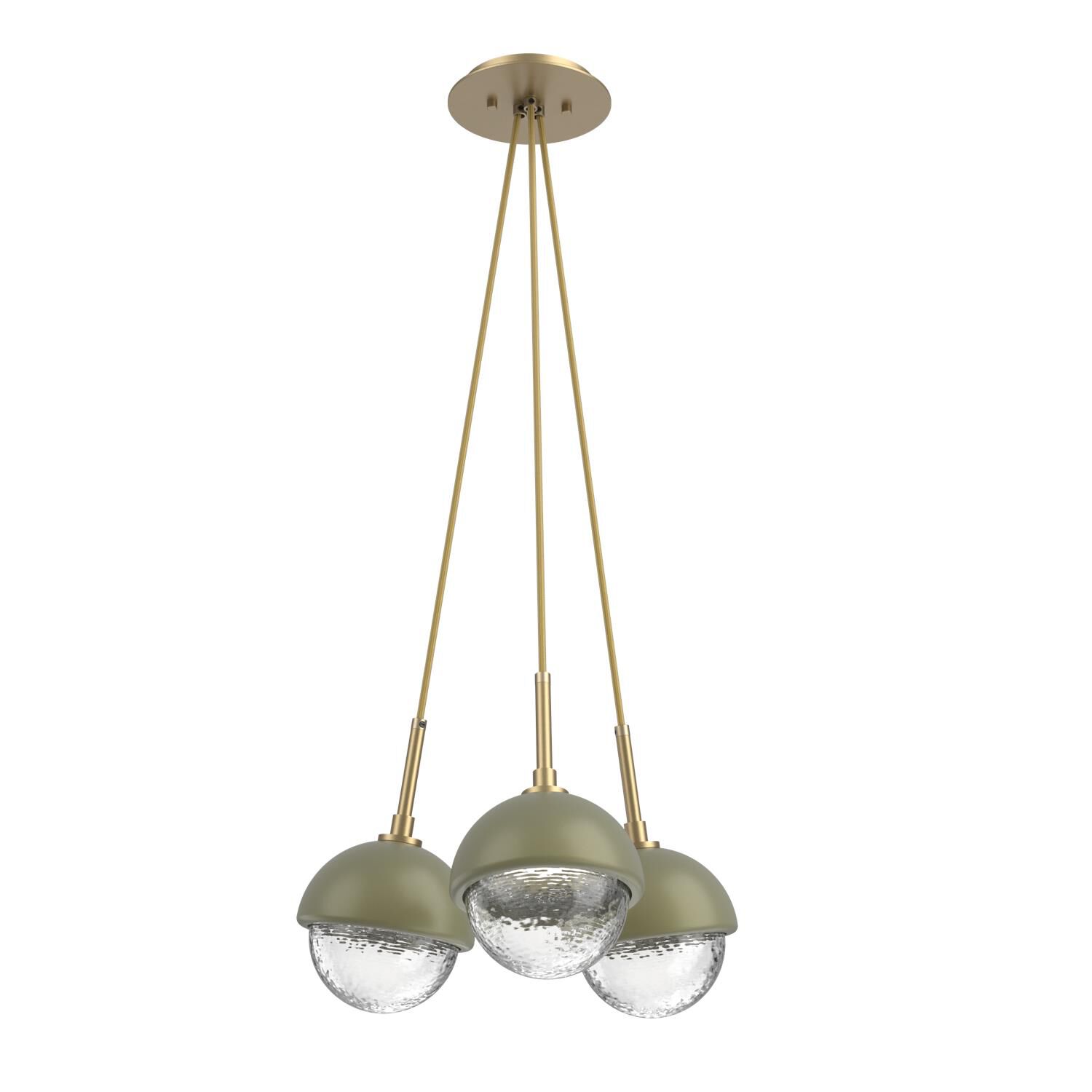 Levi Wilson Cabochon 13 Inch Multi Pendant Light by Hammerton Studio