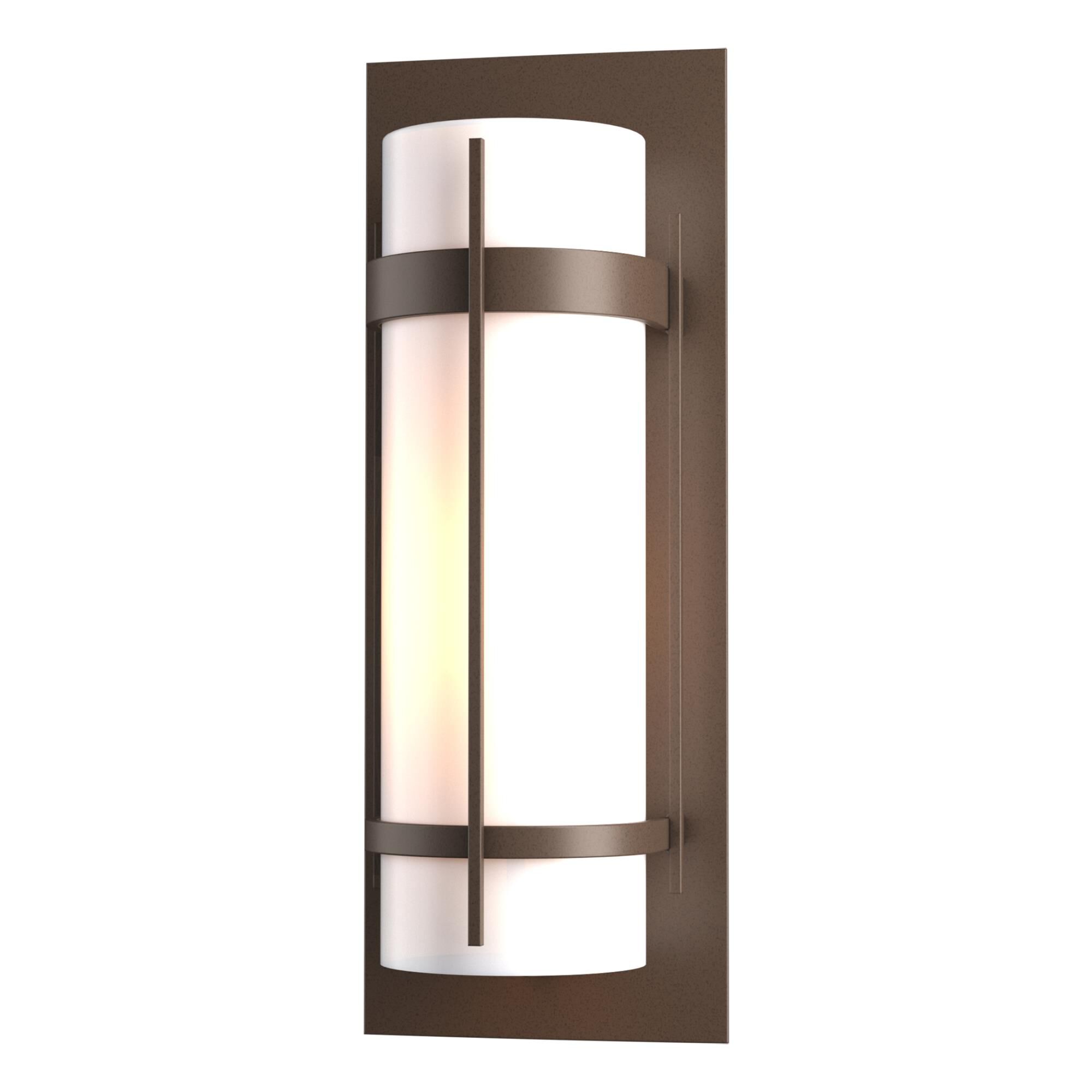 Shown in Coastal Bronze finish and Opal  glass
