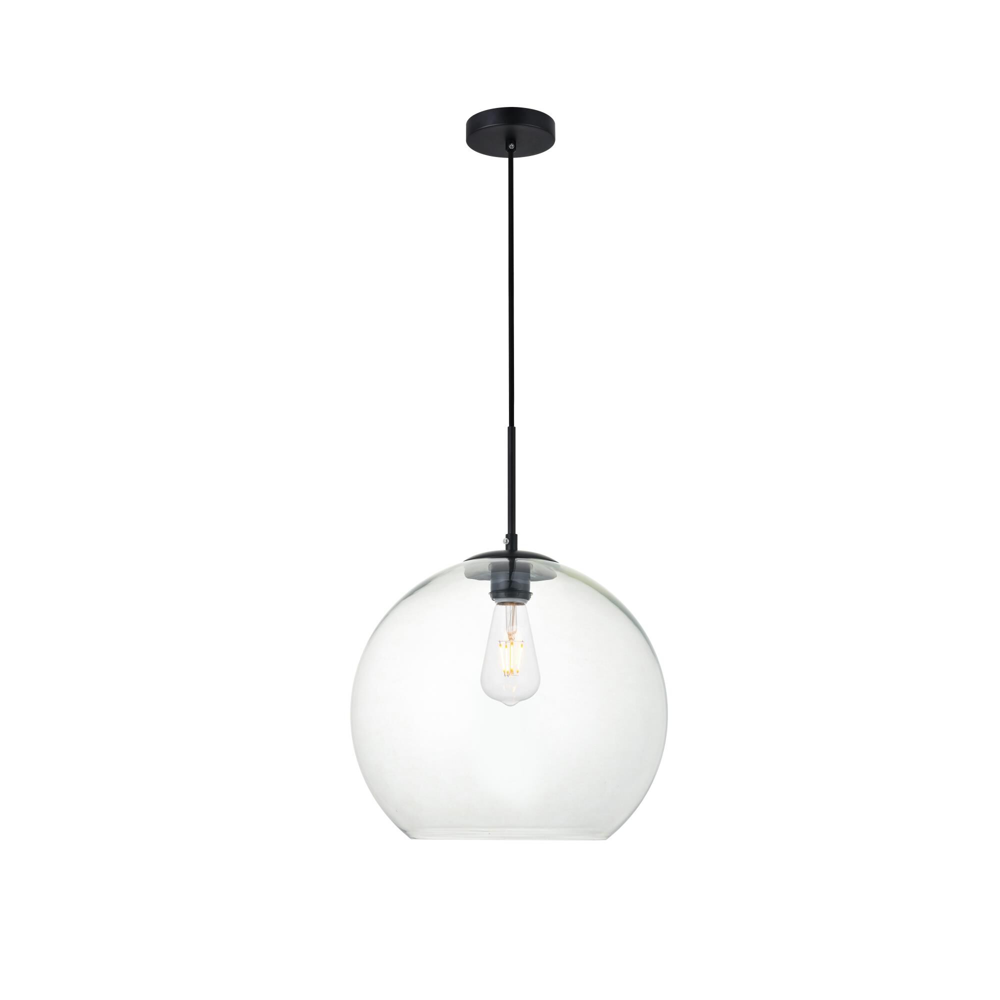 Baxter 14 Inch Large Pendant by Elegant Lighting
