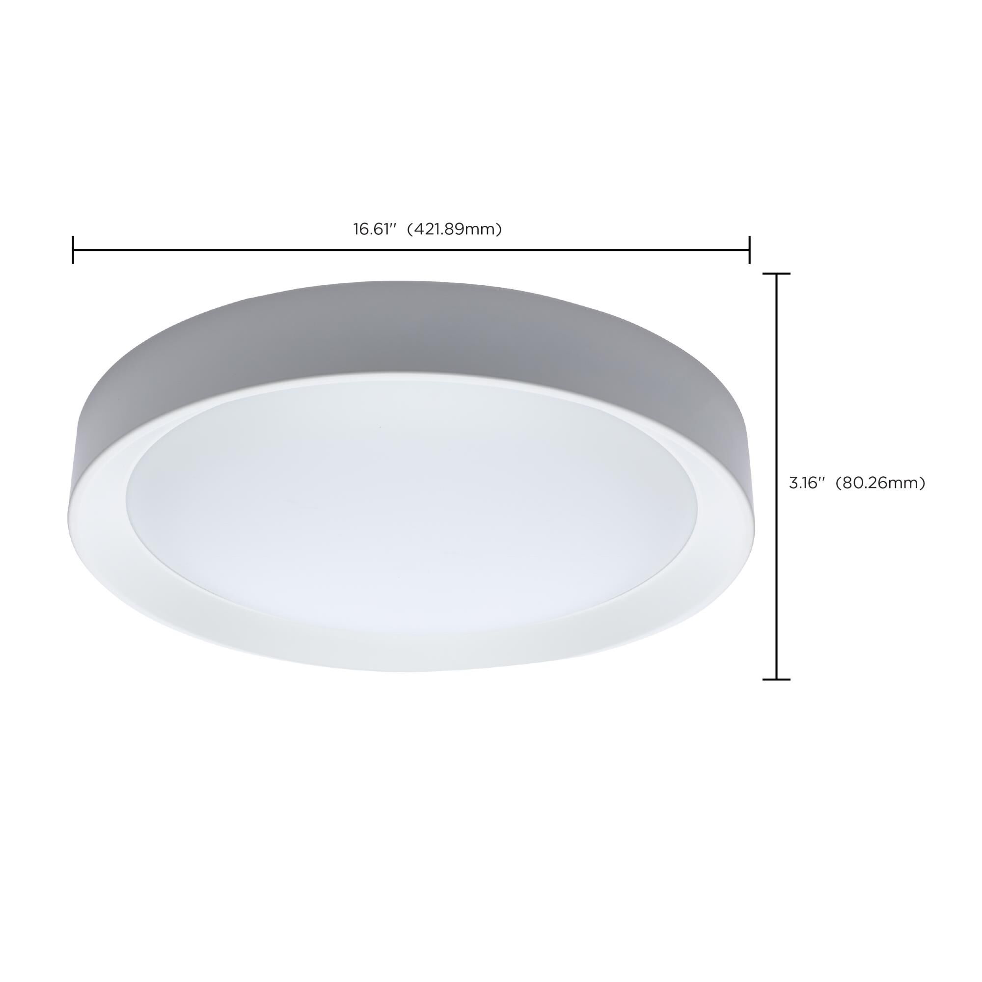 Selene 17 Inch Flush Mount by Nuvo Lighting