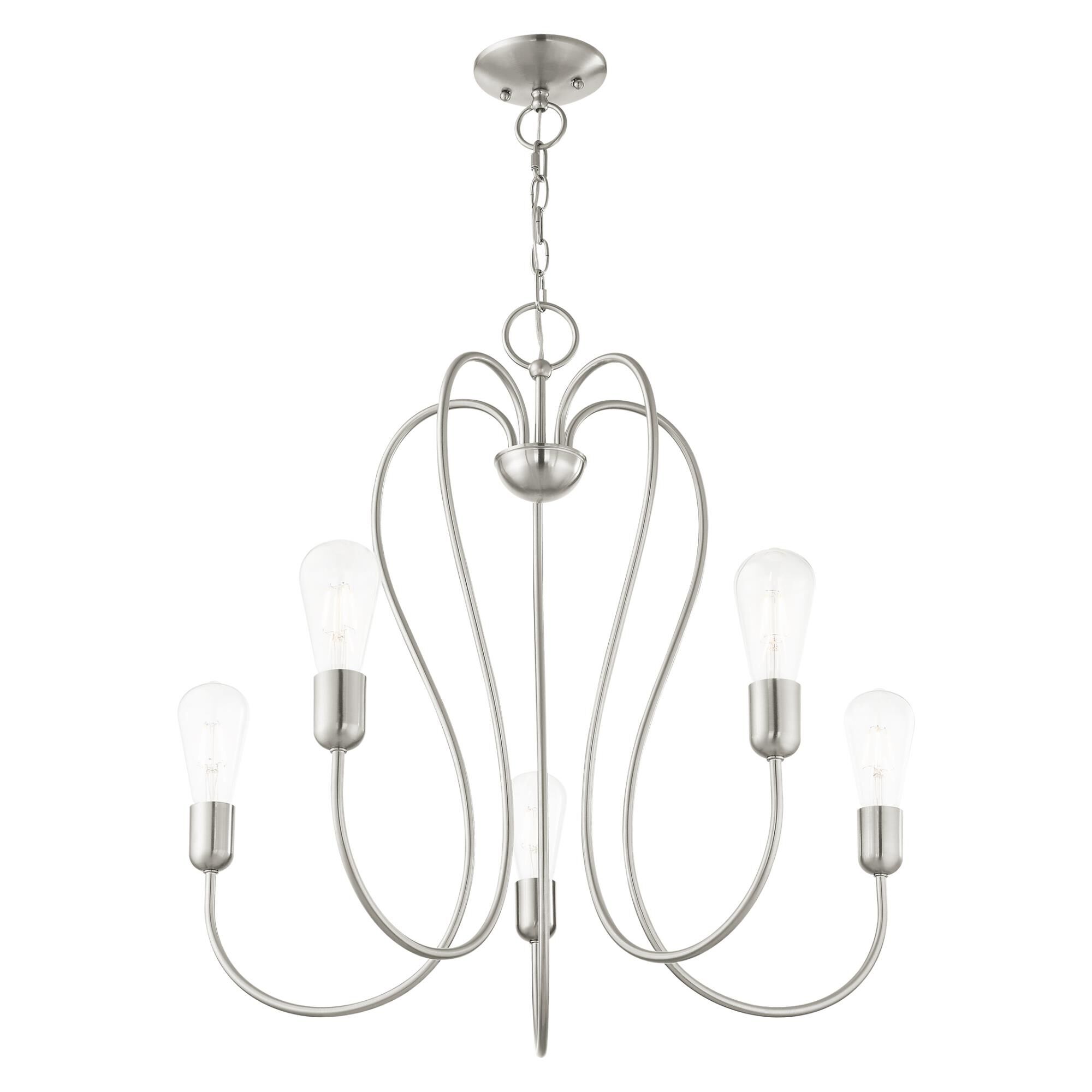 Shown in Brushed Nickel finish