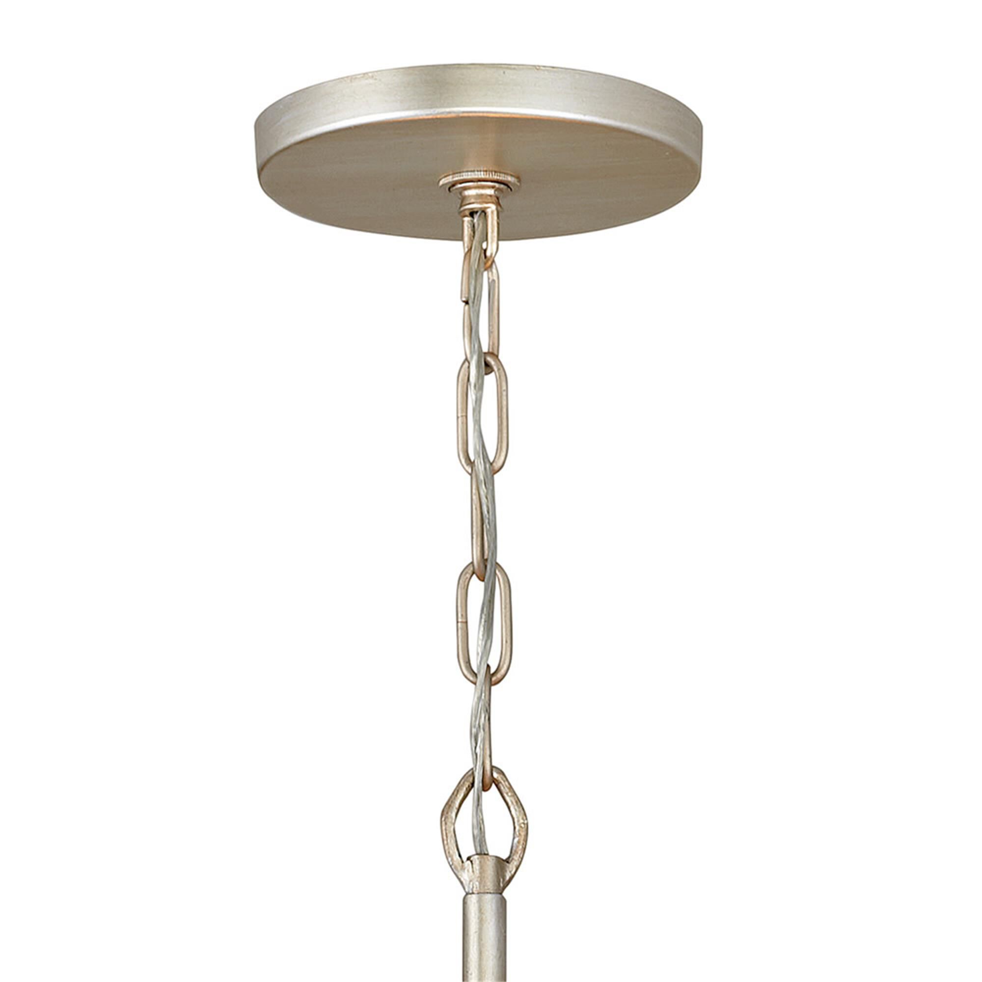 Shown in Champagne Gold finish and Hammered Stainless Steel shade