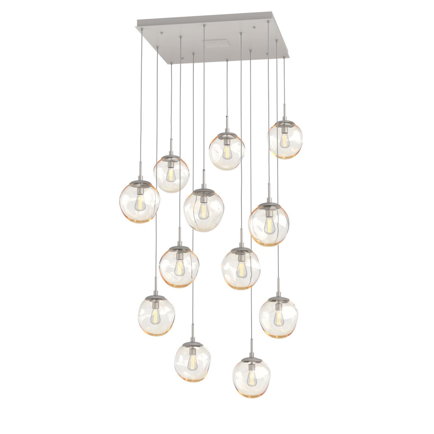 Levi Wilson Nebula 38 Inch 12 Light Multi Light Pendant by Hammerton Studio