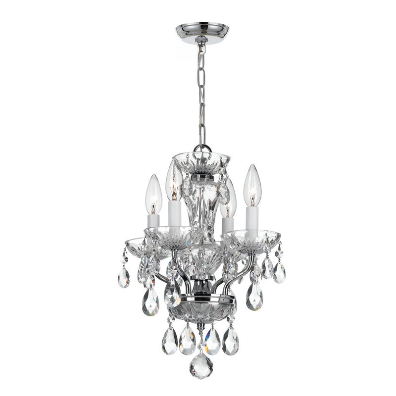 Traditional Crystal 11 Inch Chandelier by Crystorama