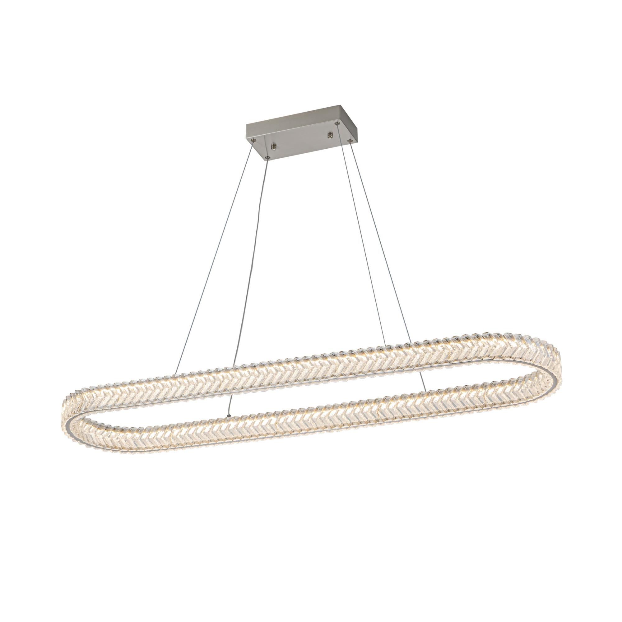 Chevron 47 Inch Linear Suspension Light by Artcraft