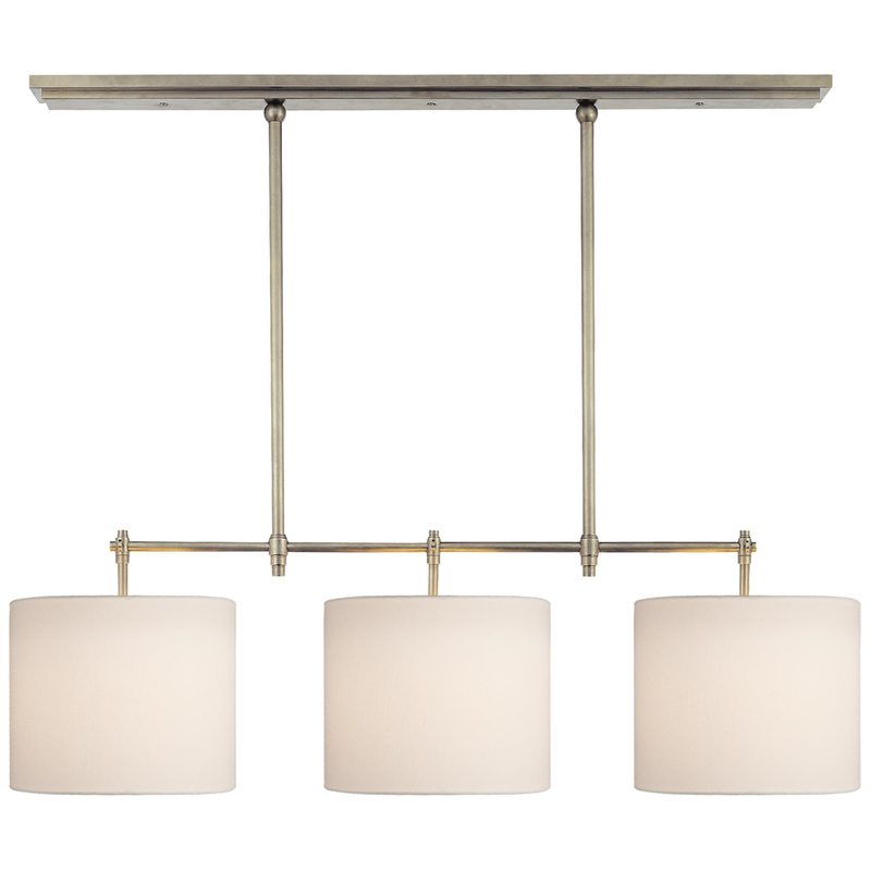 Thomas O'Brien Bryant 36 Inch 3 Light Linear Suspension Light by Visual Comfort Signature Collection