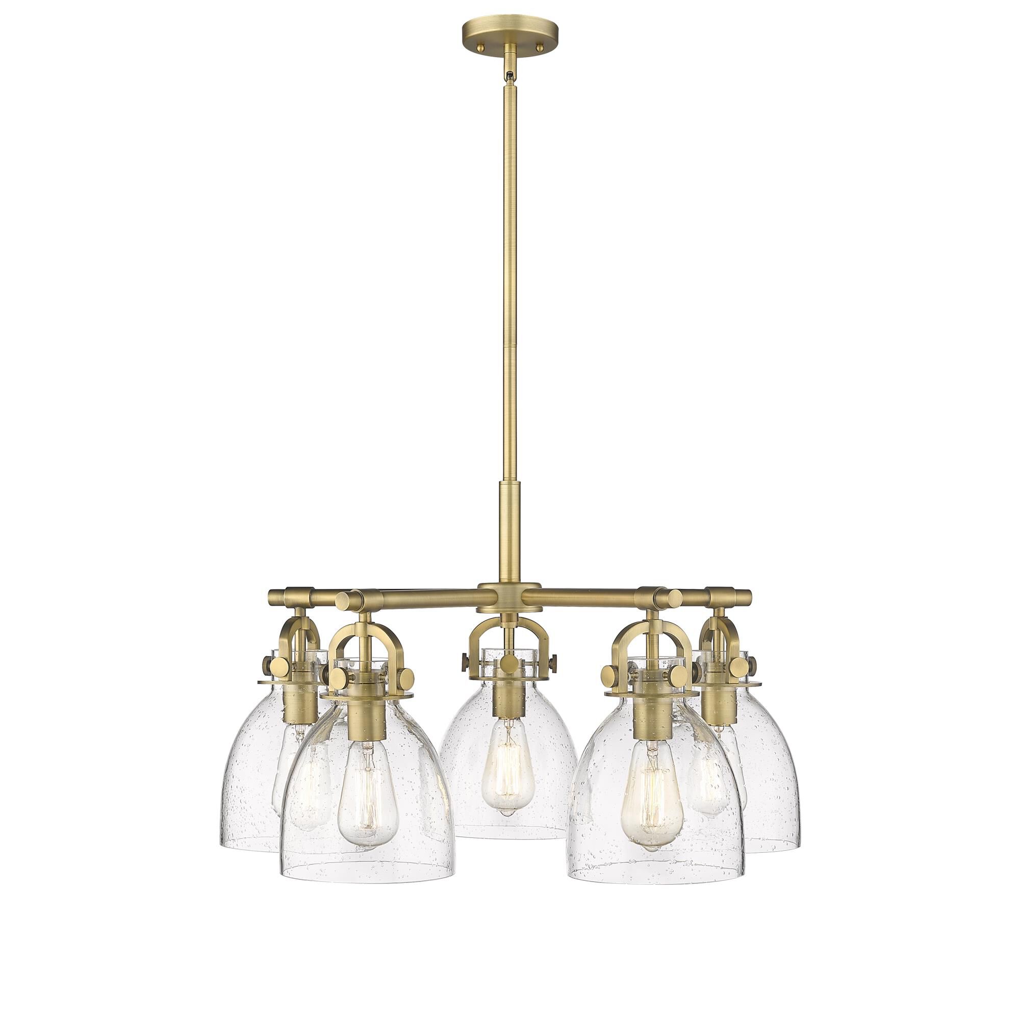 Bruno Marashlian Newton Bell 26 Inch 5 Light Chandelier by Innovations Lighting