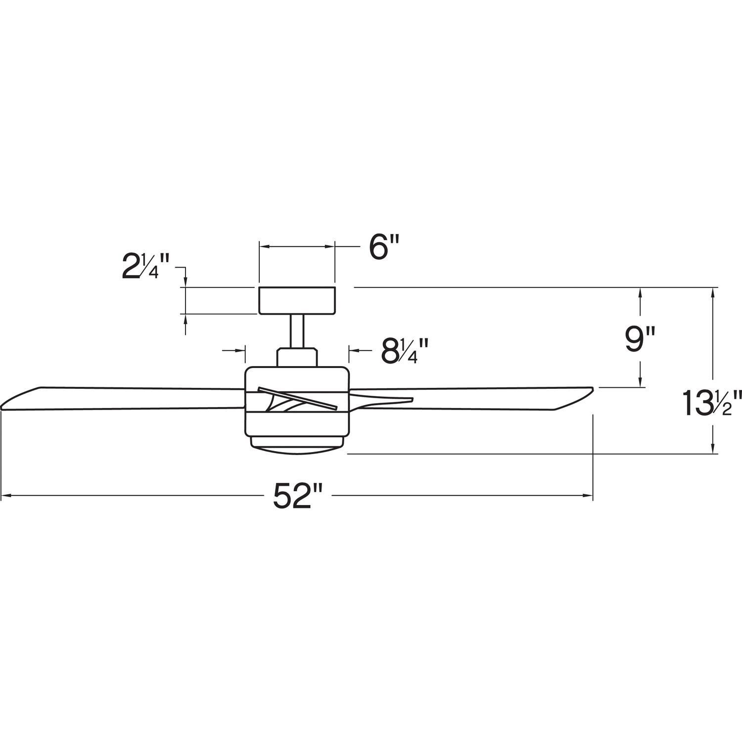 Ventus 52 Inch Ceiling Fan with Light Kit by Hinkley Lighting