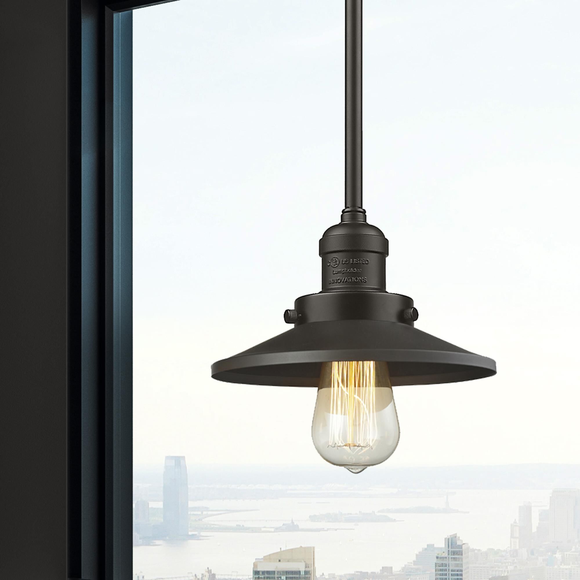 Bruno Marashlian Railroad 8 Inch Mini Pendant by Innovations Lighting