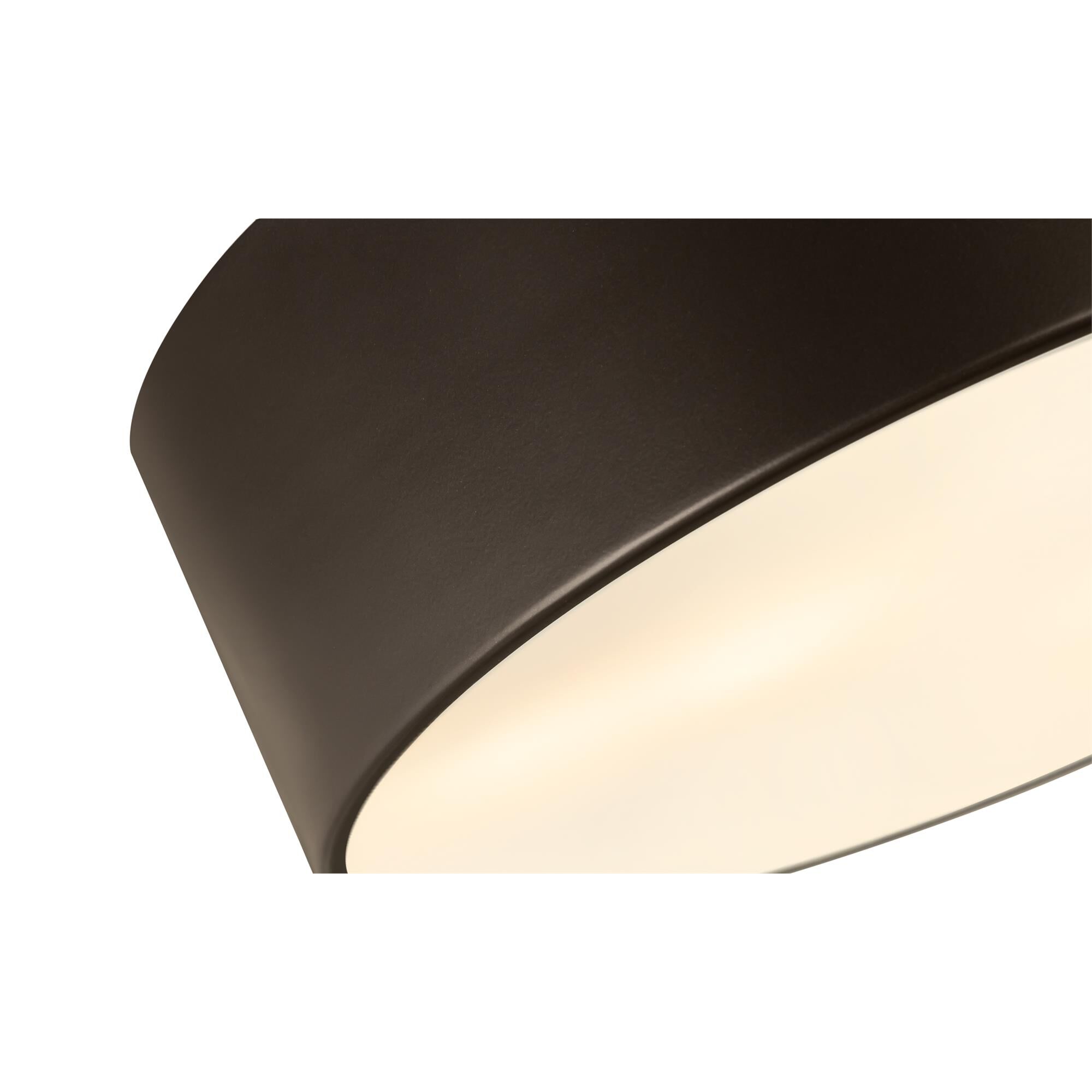 Shown in Bronze finish and Steel glass and Steel shade