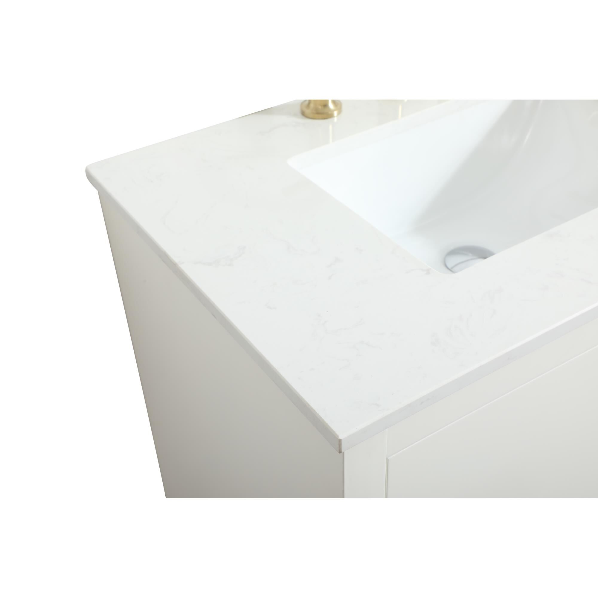 Shown in White finish