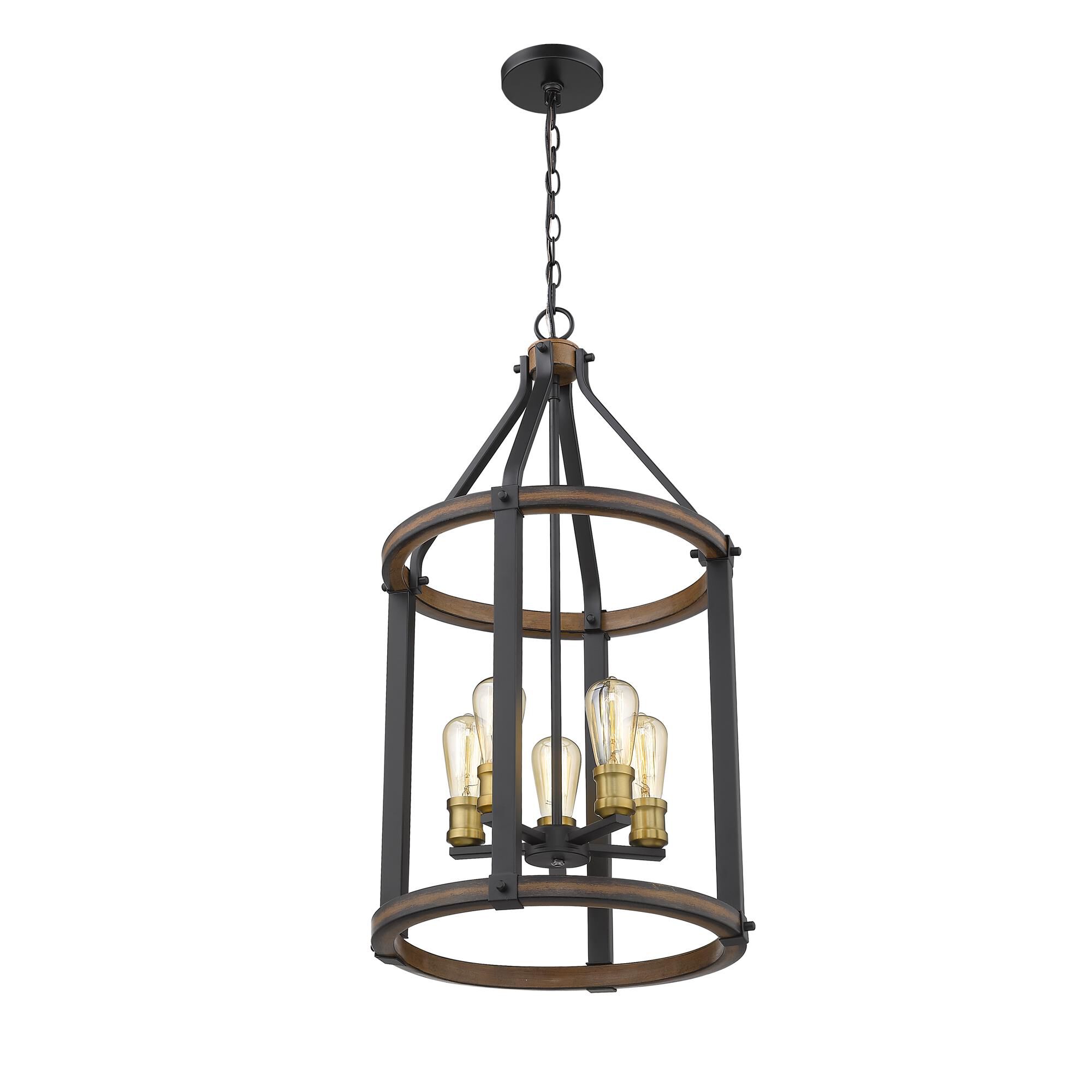 Shown in Rustic Mahogany finish and --- glass and --- shade