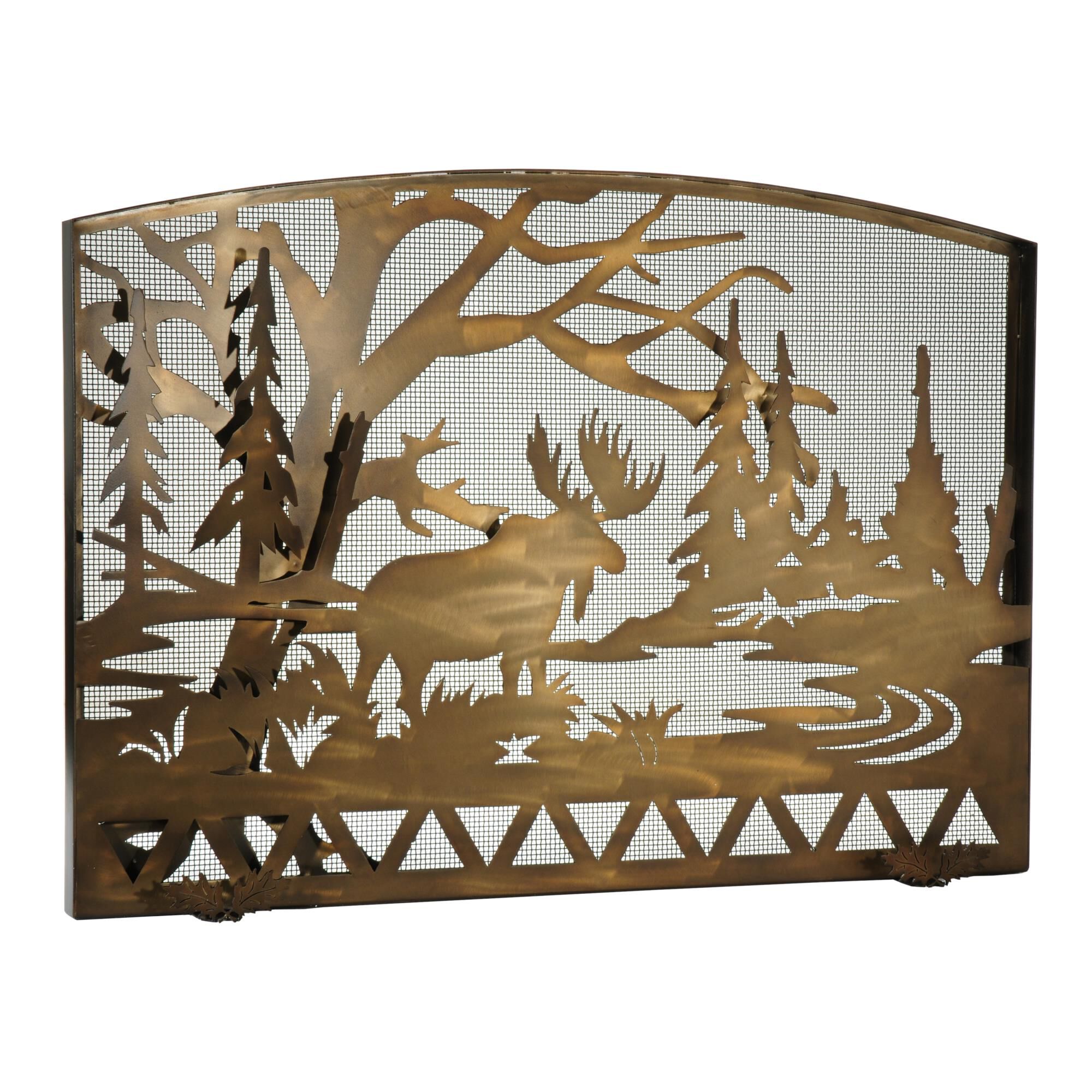 Moose Creek Fireplace Screen by Meyda Lighting