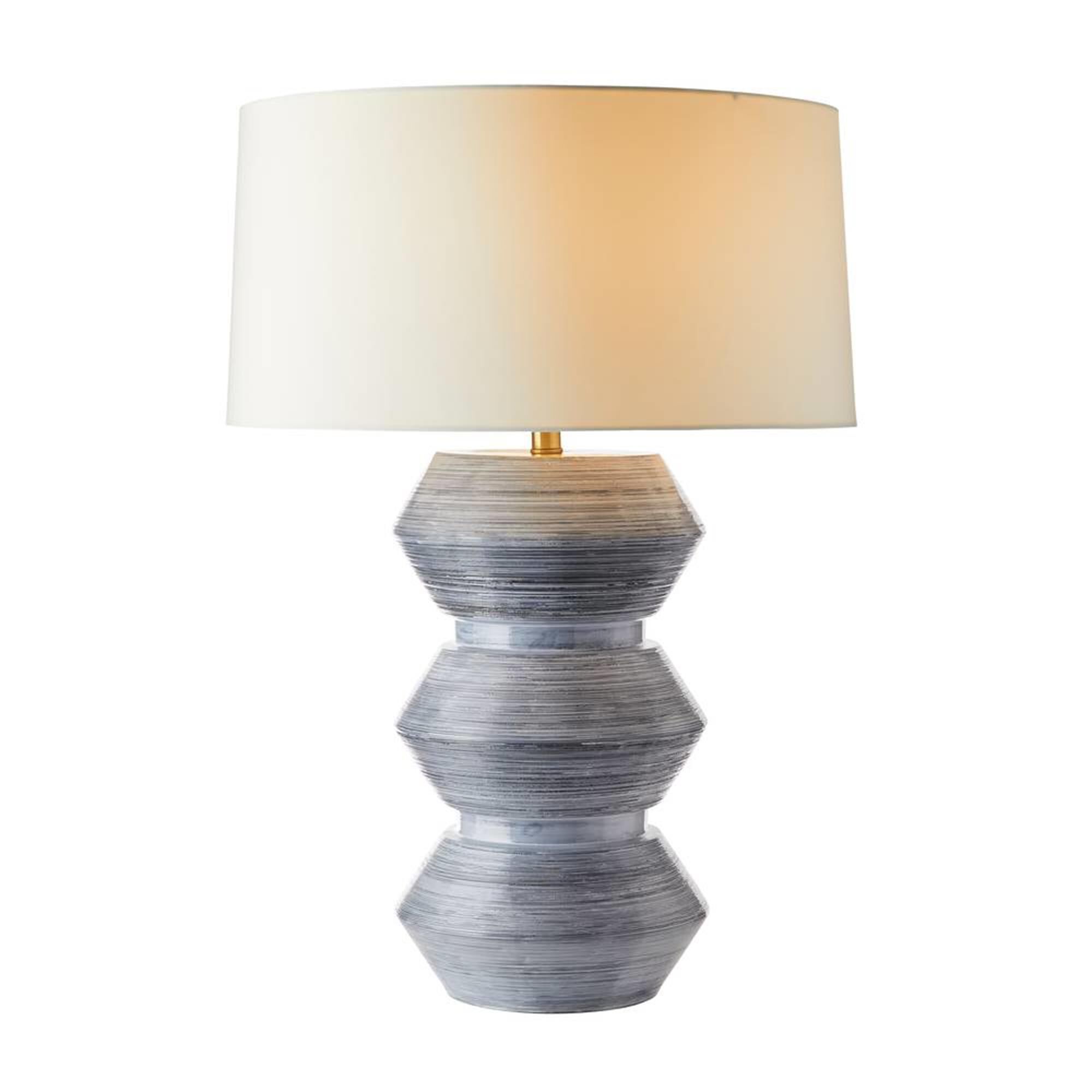 Shown in Haze Blue Reactive Glaze finish