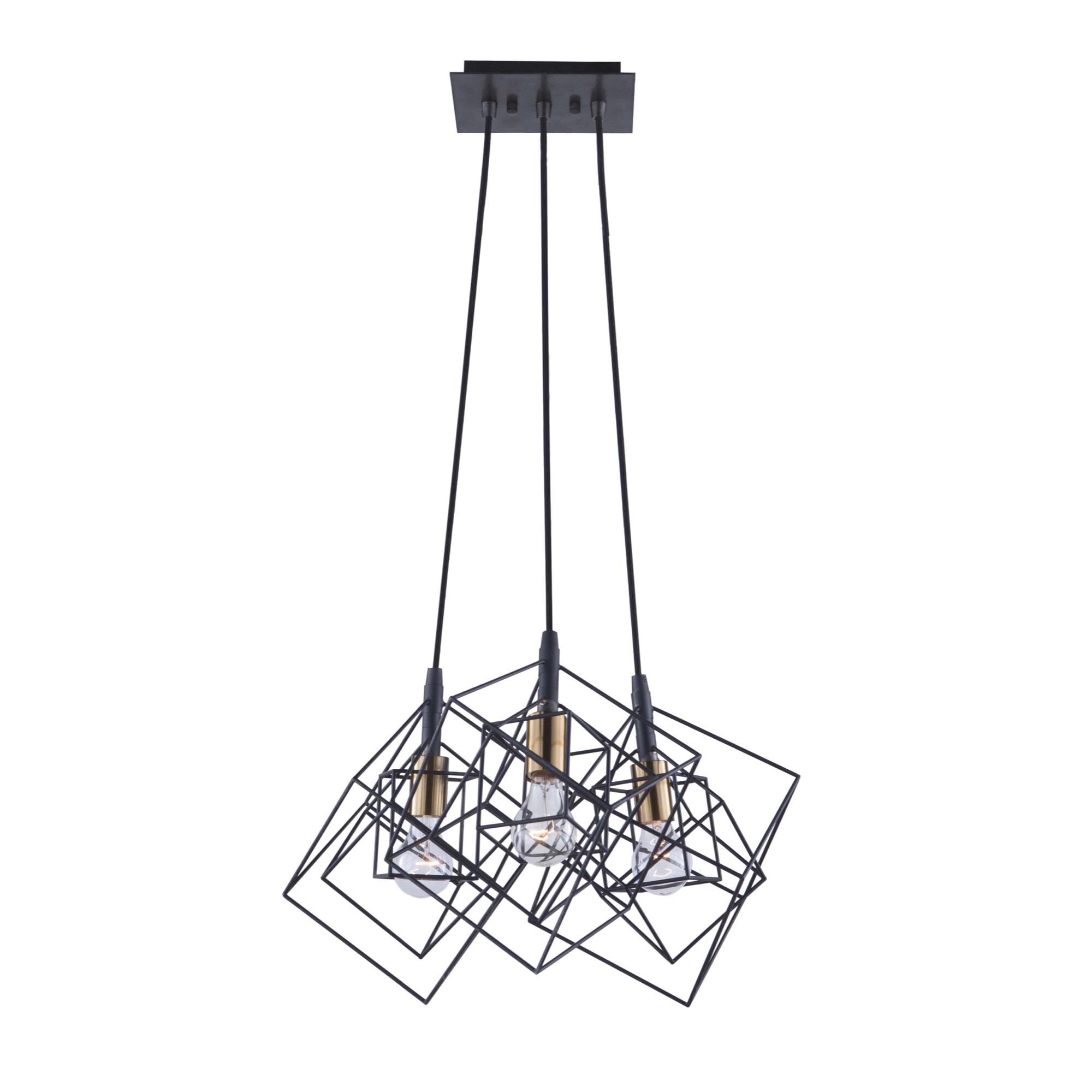 Artistry 27 Inch 3 Light Multi Light Pendant by Artcraft