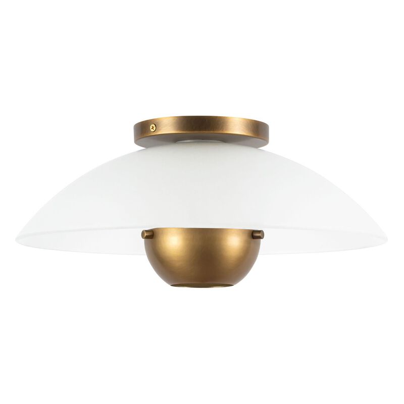 Ryan Pauly Umbra 14 Inch Semi Flush Mount by Kuzco Lighting